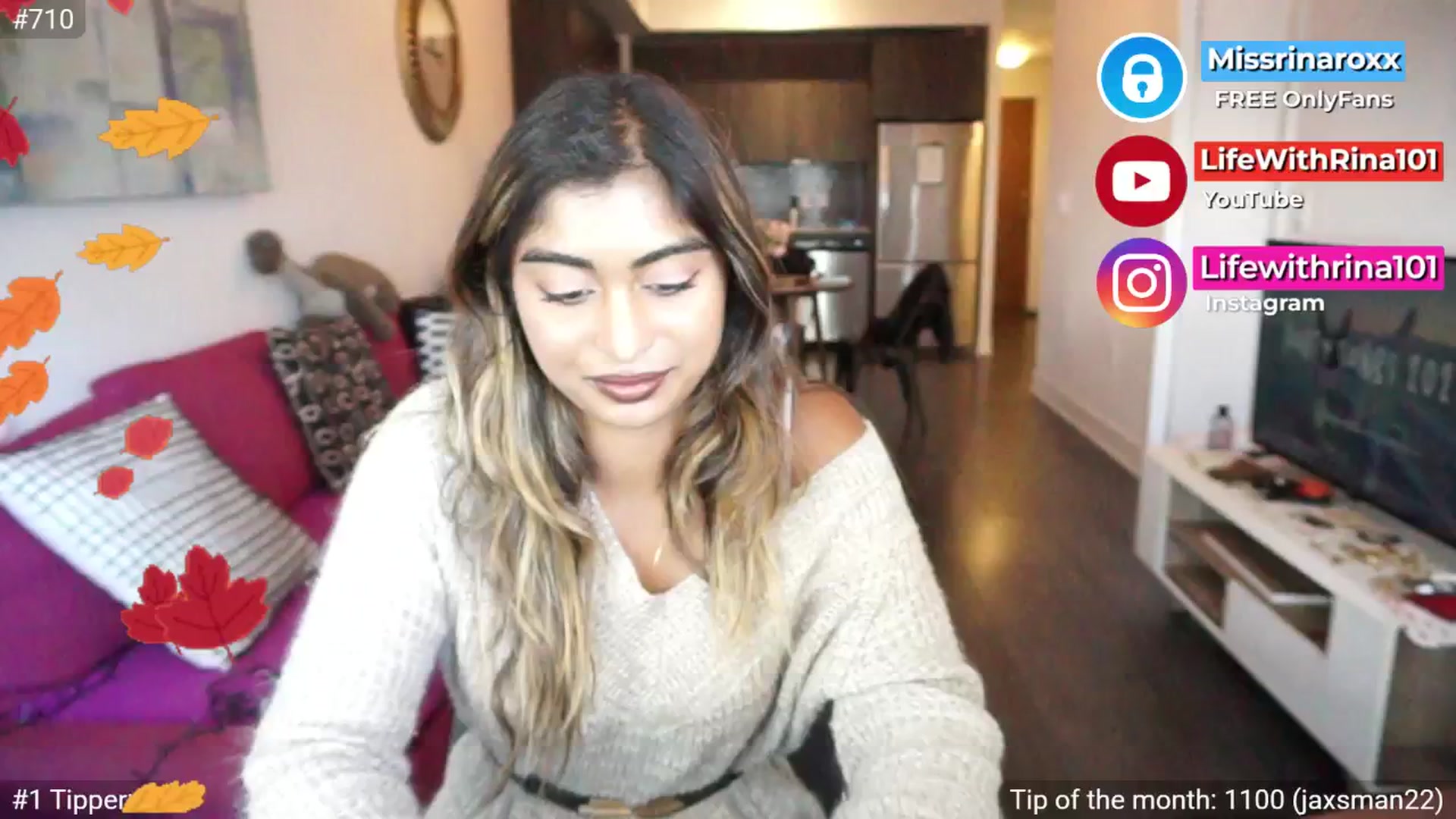 Gallery image thumbnail from Missrinaroxx's myfreecams stream on, 09/09/2025, 18:45 image 2 of 20