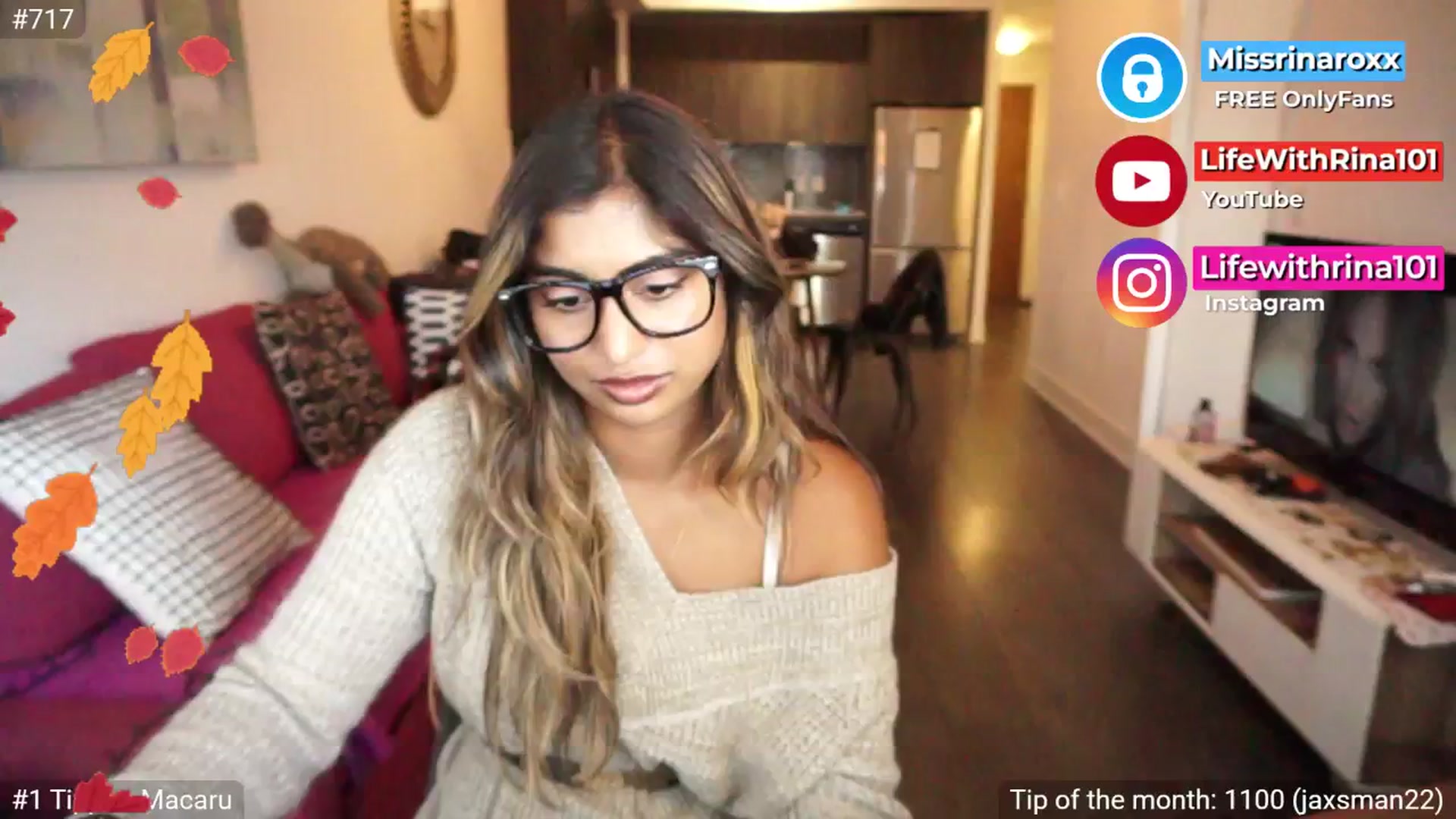 Gallery image thumbnail from Missrinaroxx's myfreecams stream on, 09/09/2025, 23:00 image 9 of 20