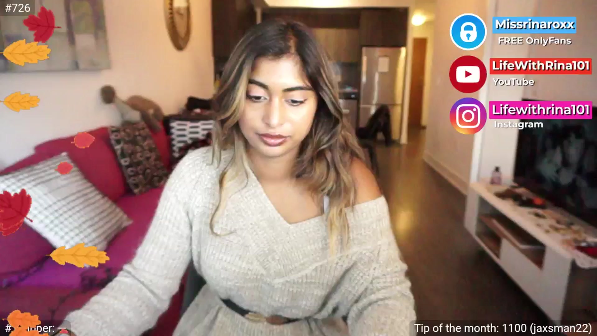 Gallery image thumbnail from Missrinaroxx's myfreecams stream on, 09/09/2025, 23:00 image 3 of 20