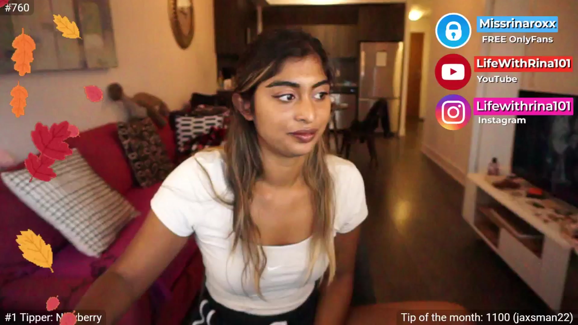 Gallery image thumbnail from Missrinaroxx's myfreecams stream on, 09/10/2025, 22:51 image 19 of 20