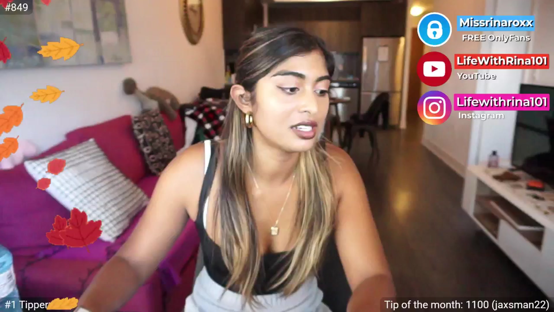 Gallery image thumbnail from Missrinaroxx's myfreecams stream on, 09/11/2025, 19:16 image 1 of 20