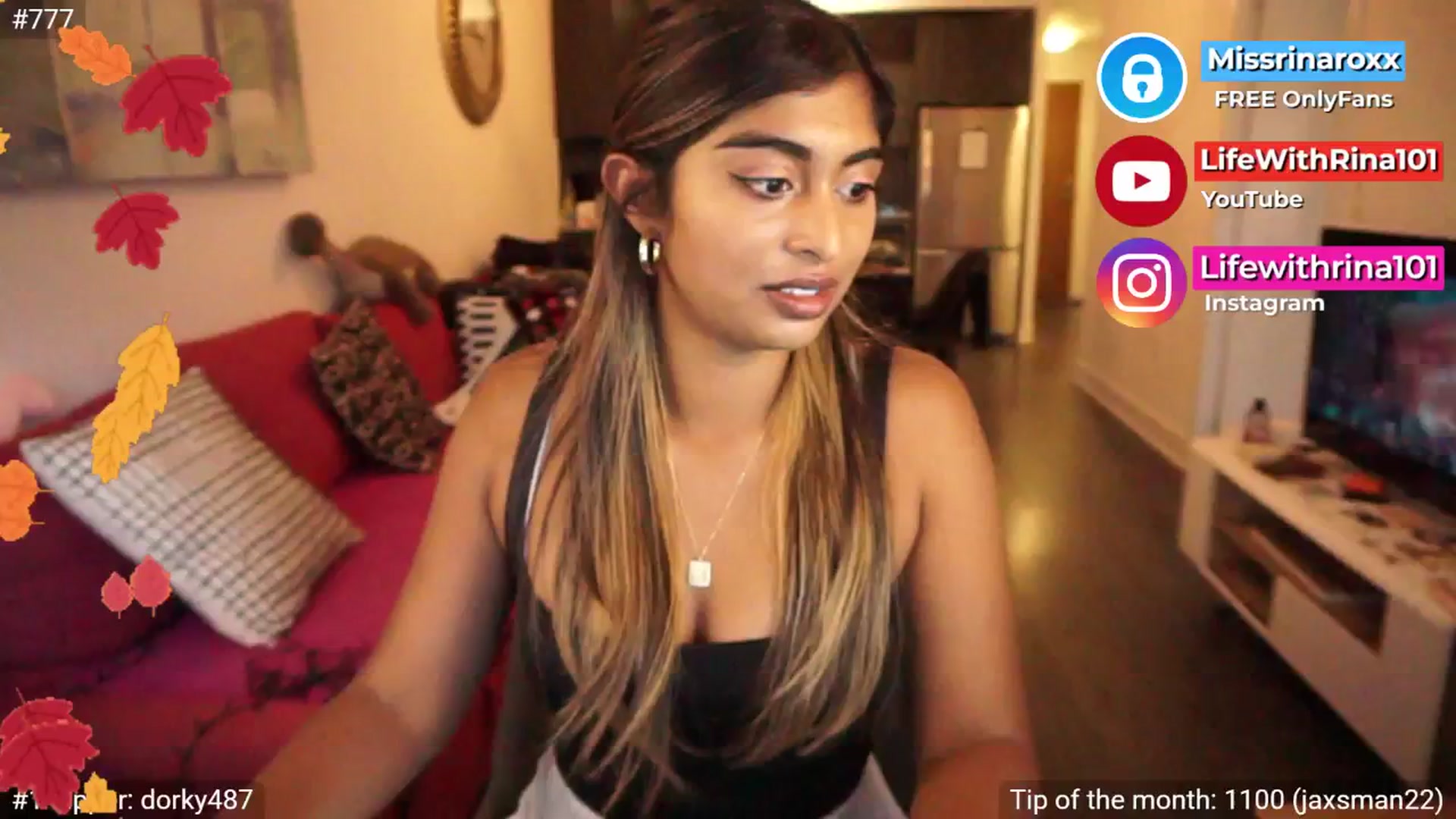 Gallery image thumbnail from Missrinaroxx's myfreecams stream on, 09/11/2025, 23:57 image 14 of 20