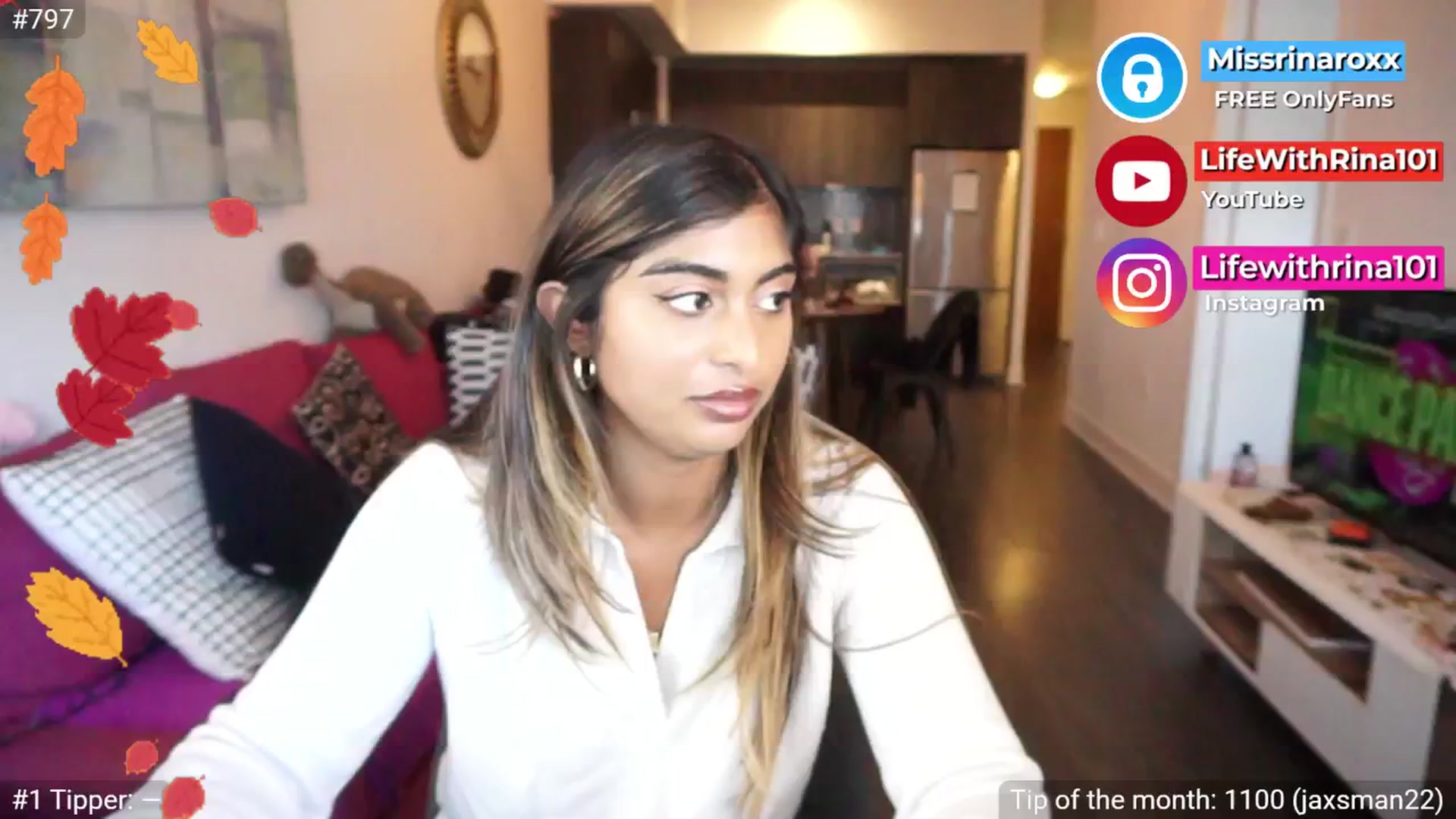 Gallery image thumbnail from Missrinaroxx's myfreecams stream on, 09/12/2025, 19:03 image 8 of 20