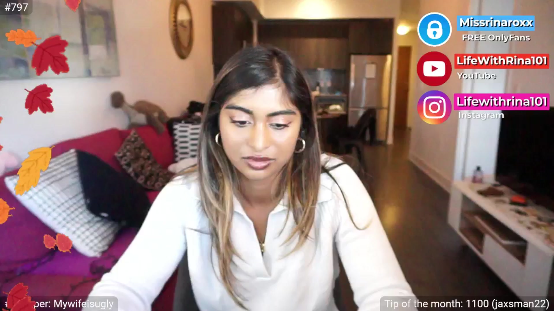 Gallery image thumbnail from Missrinaroxx's myfreecams stream on, 09/12/2025, 19:03 image 14 of 20