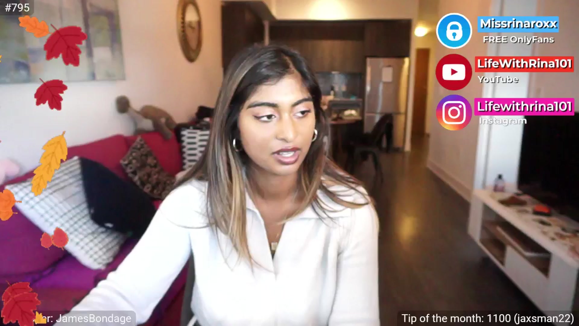 Gallery image thumbnail from Missrinaroxx's myfreecams stream on, 09/12/2025, 19:03 image 16 of 20
