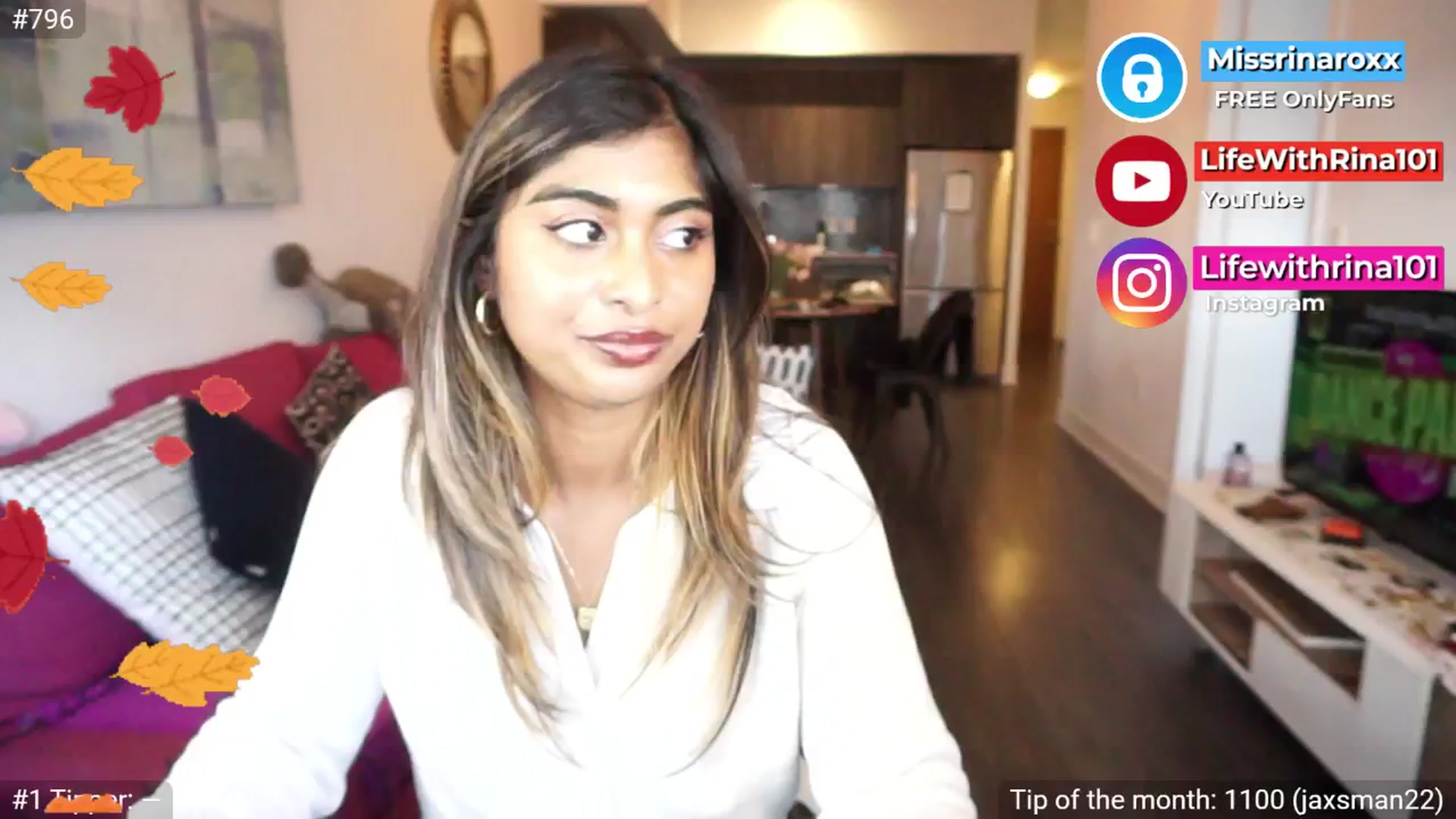 Gallery image thumbnail from Missrinaroxx's myfreecams stream on, 09/12/2025, 19:03 image 1 of 20
