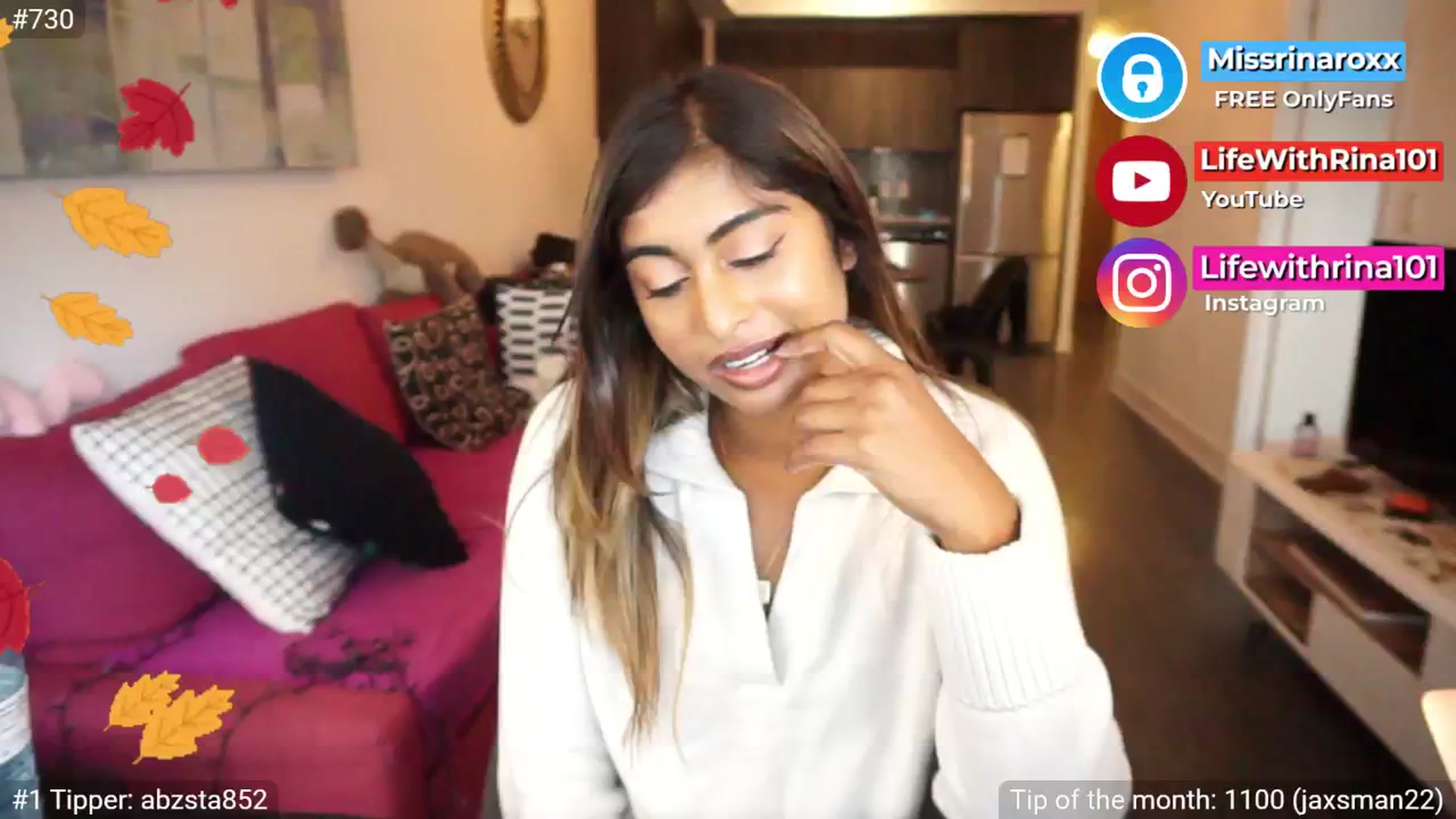Gallery image thumbnail from Missrinaroxx's myfreecams stream on, 09/12/2025, 22:37 image 9 of 20