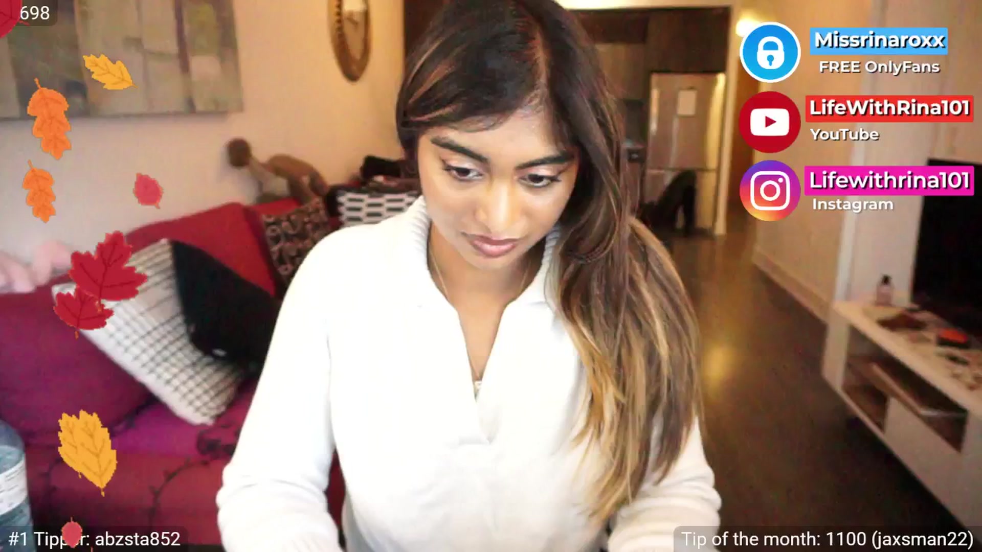Gallery image thumbnail from Missrinaroxx's myfreecams stream on, 09/12/2025, 22:37 image 20 of 20