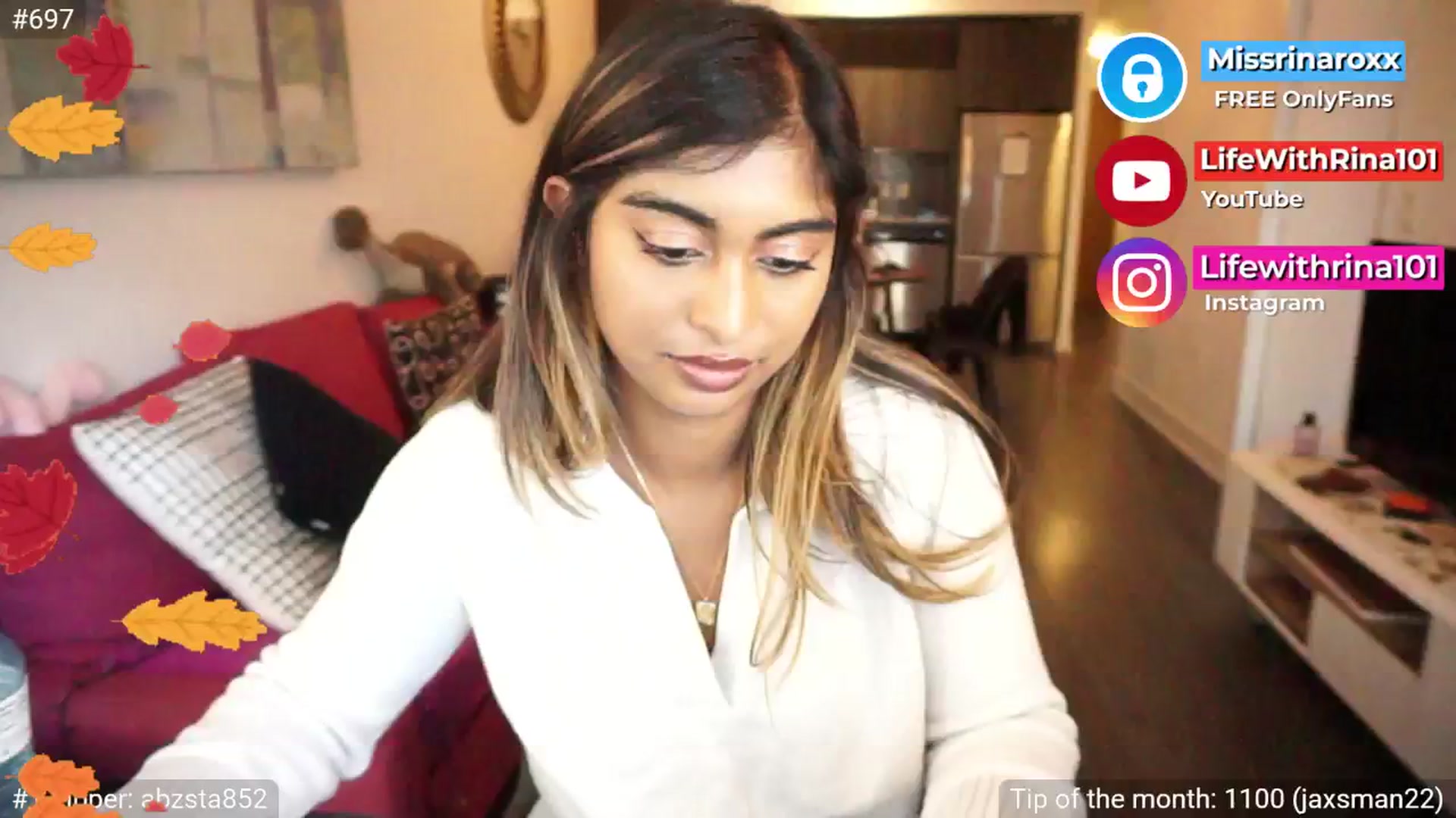 Gallery image thumbnail from Missrinaroxx's myfreecams stream on, 09/12/2025, 22:37 image 15 of 20