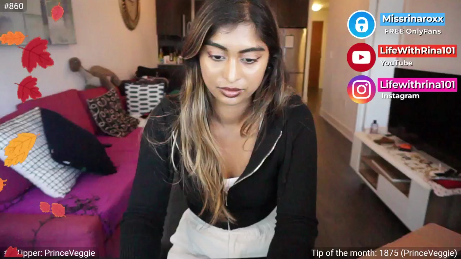 Gallery image thumbnail from Missrinaroxx's myfreecams stream on, 09/15/2025, 19:40 image 6 of 20