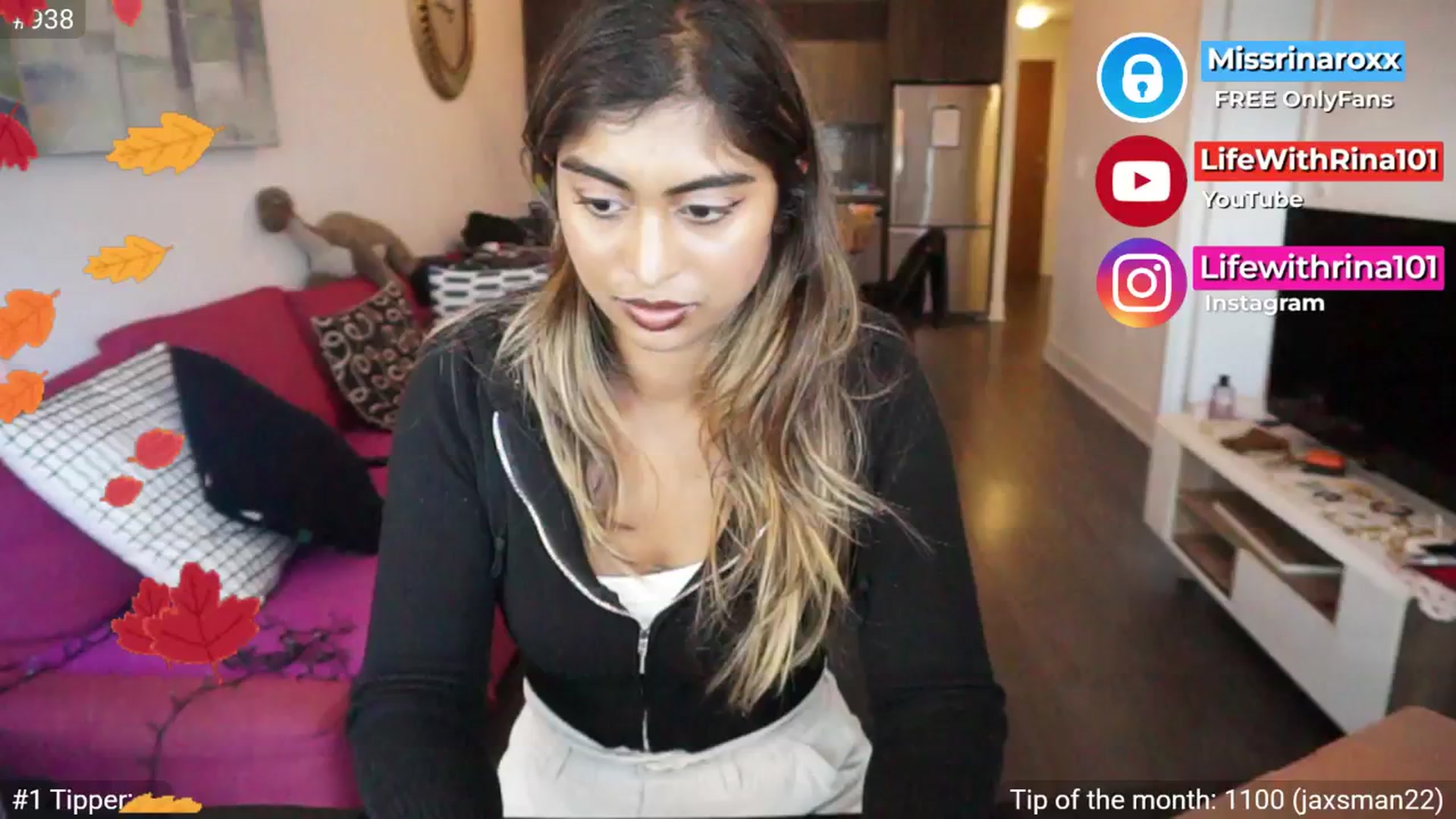 Gallery image thumbnail from Missrinaroxx's myfreecams stream on, 09/15/2025, 19:40 image 3 of 20