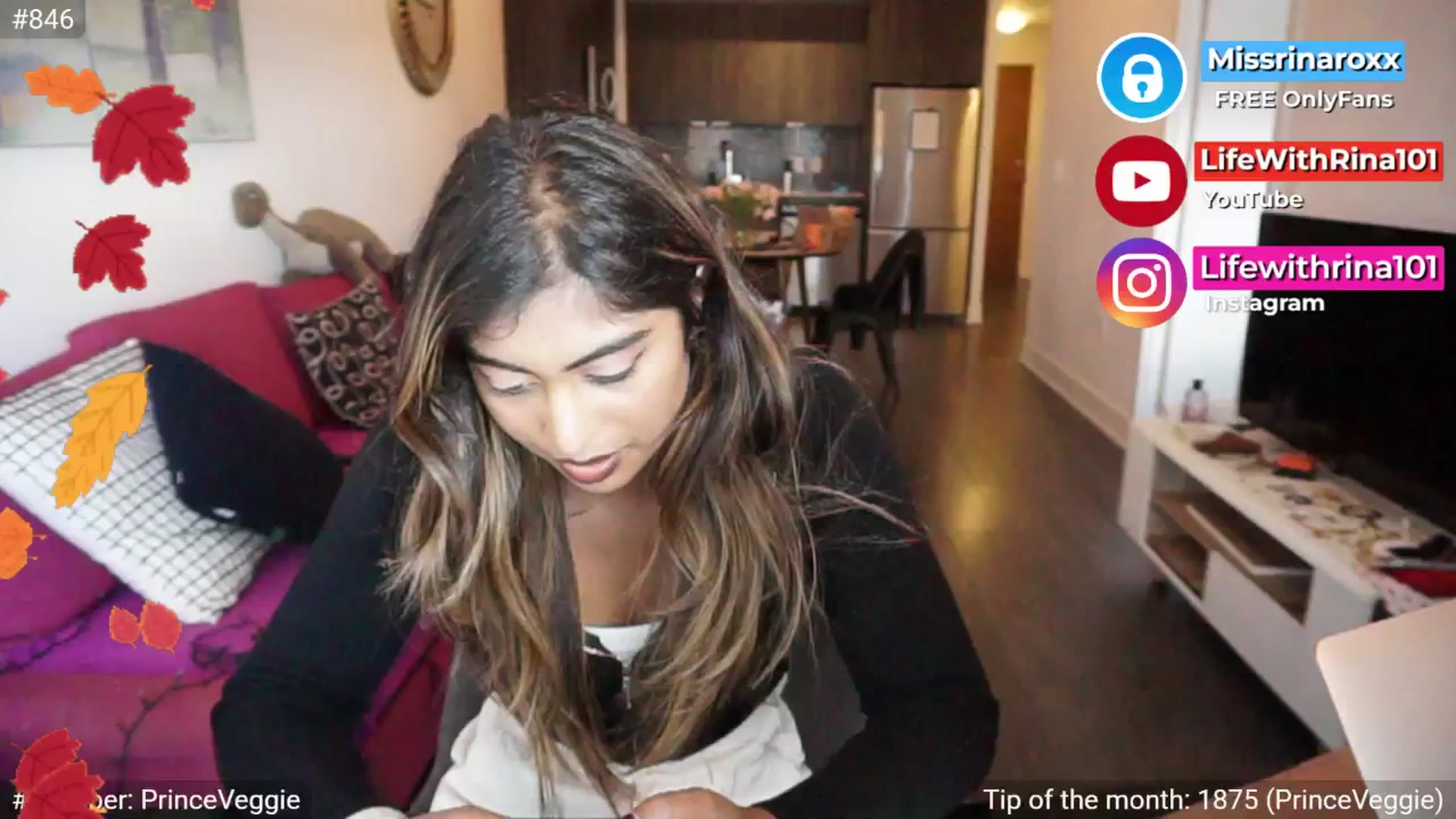 Gallery image thumbnail from Missrinaroxx's myfreecams stream on, 09/15/2025, 19:40 image 13 of 20