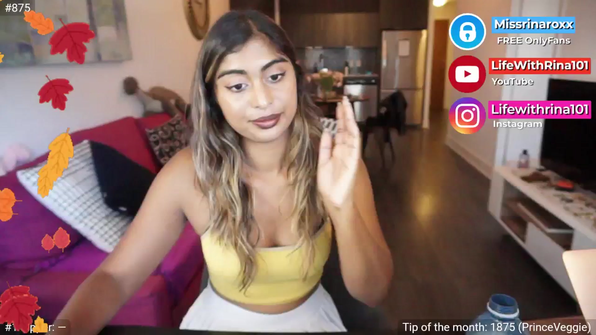 Gallery image thumbnail from Missrinaroxx's myfreecams stream on, 09/16/2025, 19:10 image 4 of 20