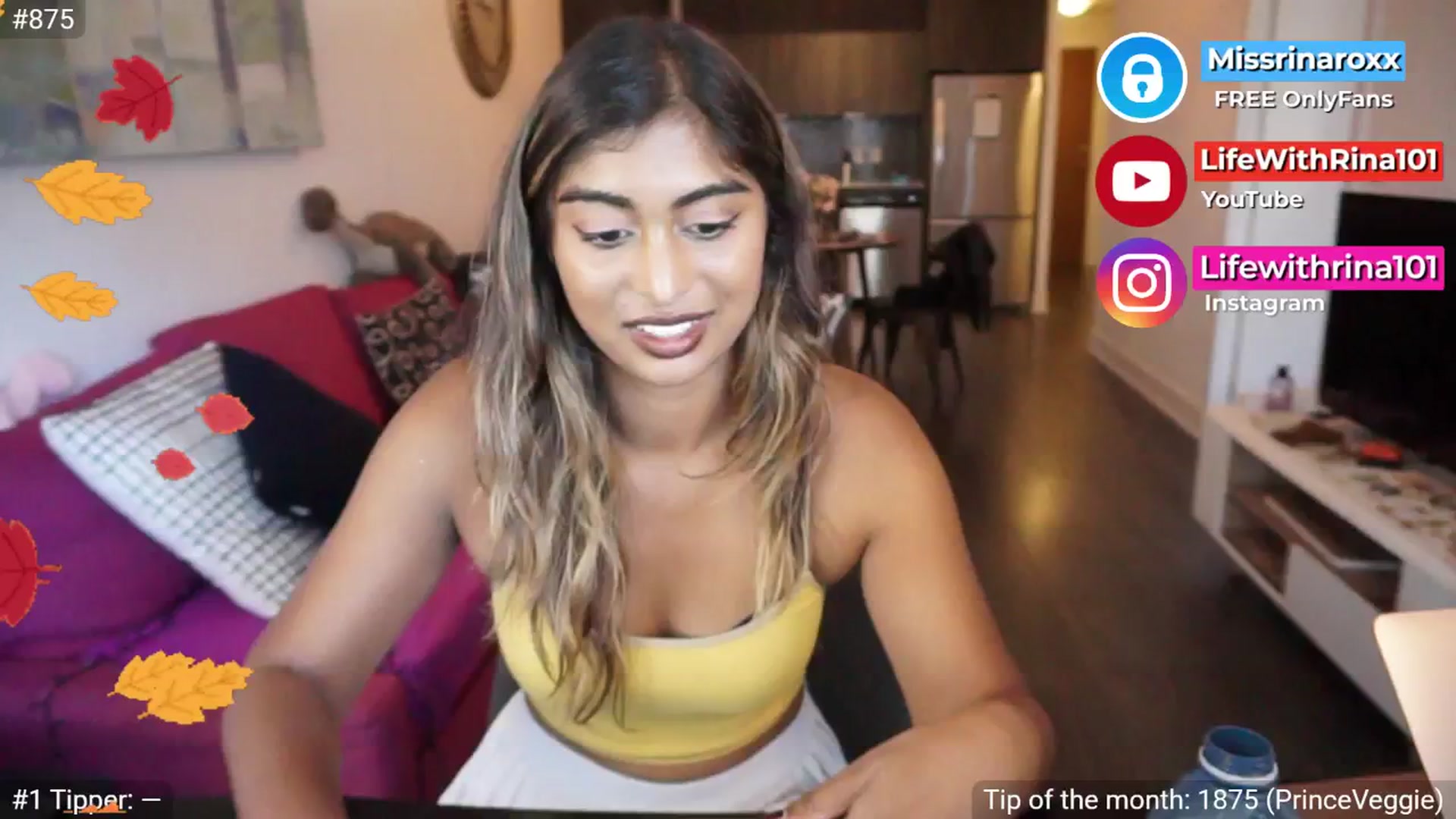 Gallery image thumbnail from Missrinaroxx's myfreecams stream on, 09/16/2025, 19:10 image 6 of 20
