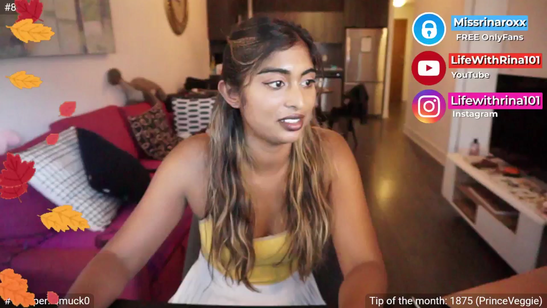 Gallery image thumbnail from Missrinaroxx's myfreecams stream on, 09/16/2025, 23:03 image 2 of 20