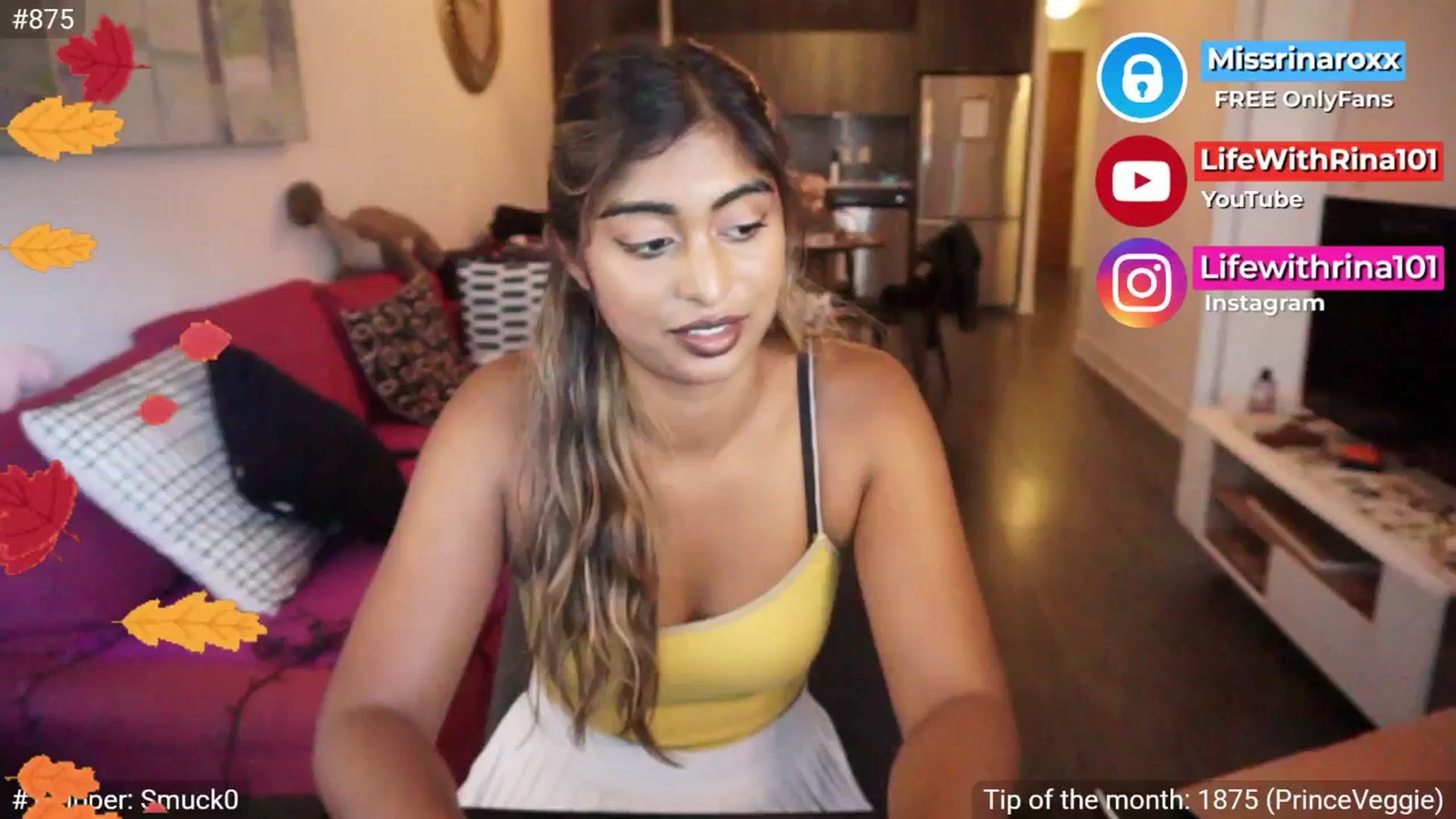 Gallery image thumbnail from Missrinaroxx's myfreecams stream on, 09/16/2025, 23:03 image 3 of 20