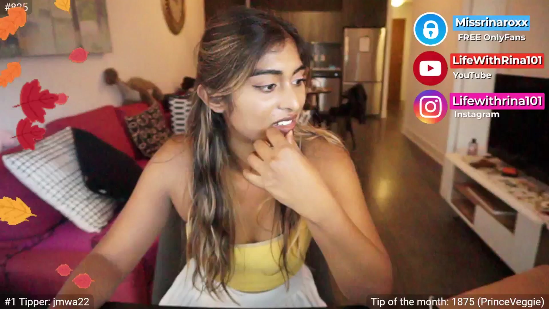 Gallery image thumbnail from Missrinaroxx's myfreecams stream on, 09/16/2025, 23:03 image 13 of 20