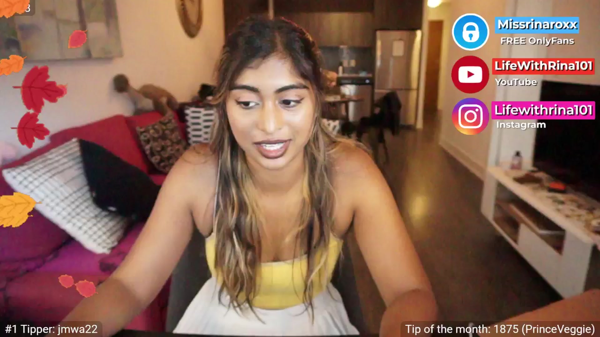Gallery image thumbnail from Missrinaroxx's myfreecams stream on, 09/16/2025, 23:03 image 12 of 20
