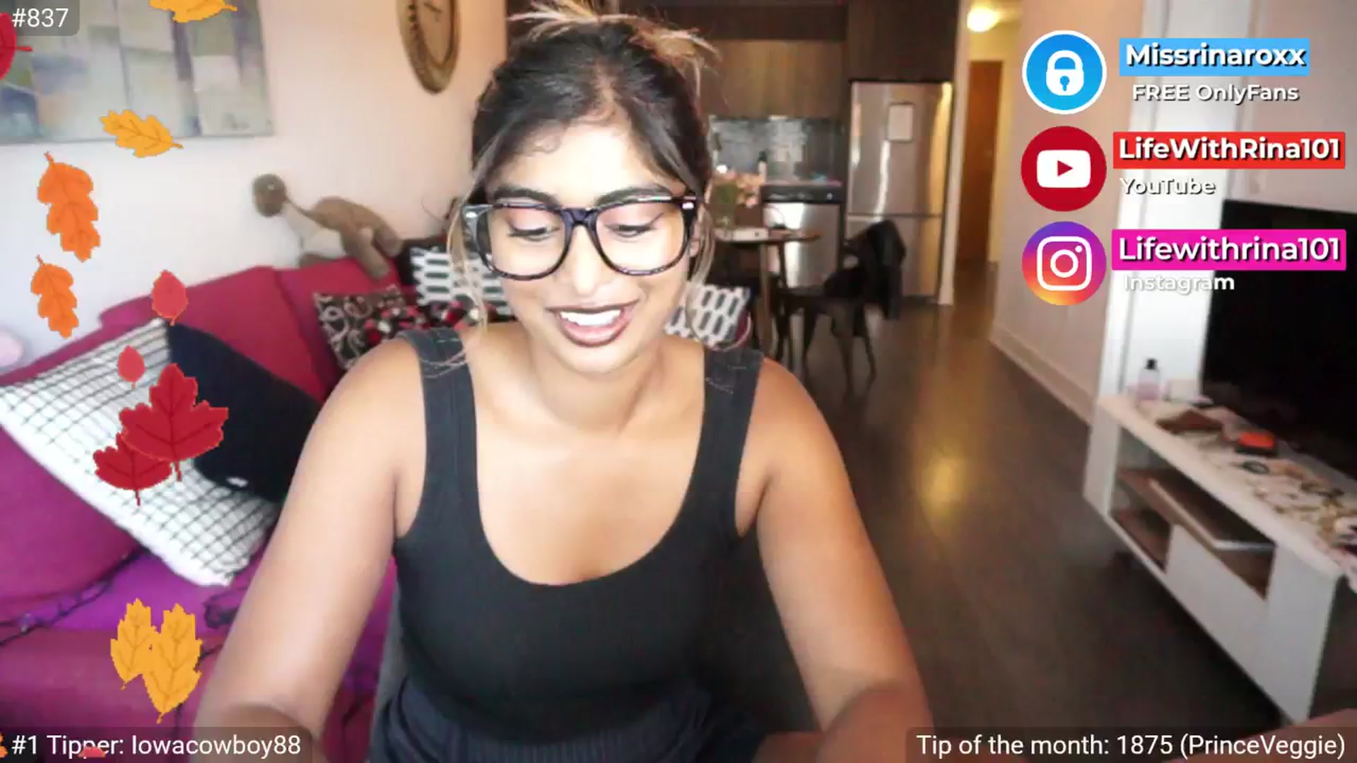 Gallery image thumbnail from Missrinaroxx's myfreecams stream on, 09/17/2025, 20:00 image 16 of 20