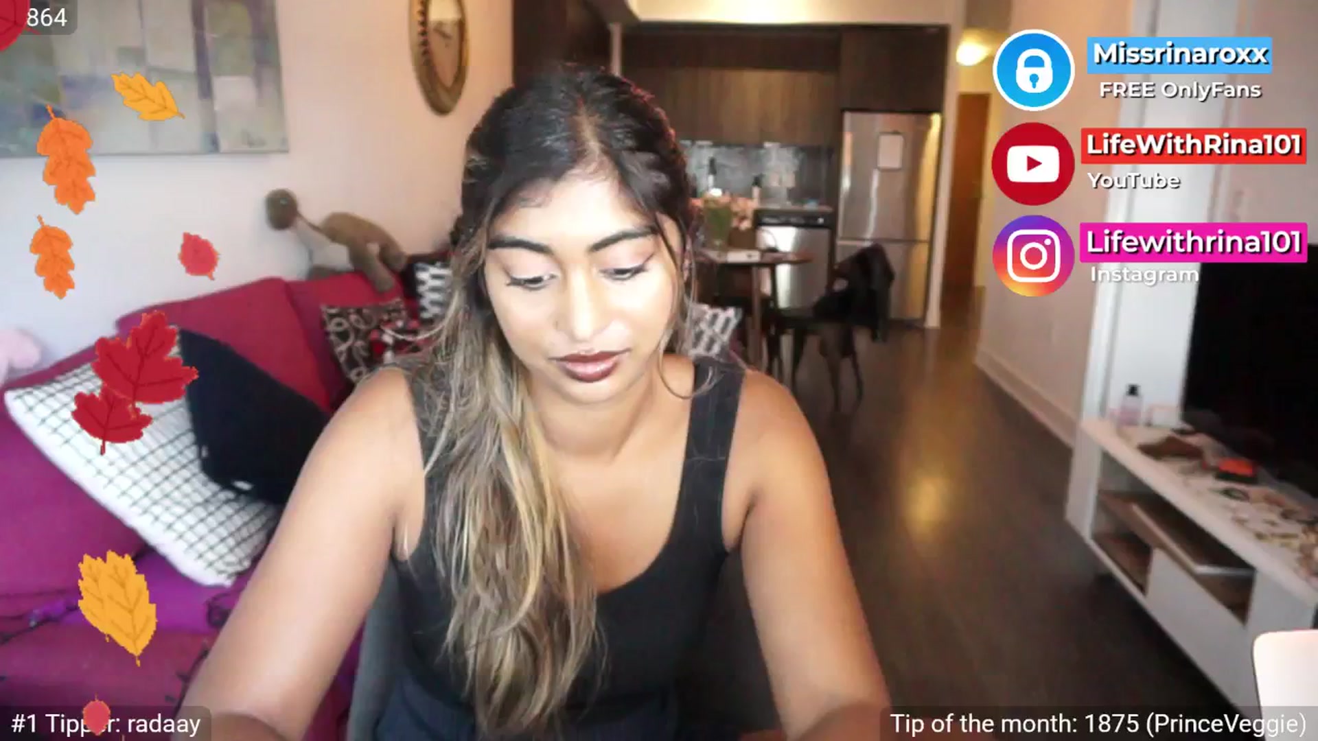 Gallery image thumbnail from Missrinaroxx's myfreecams stream on, 09/17/2025, 20:00 image 10 of 20