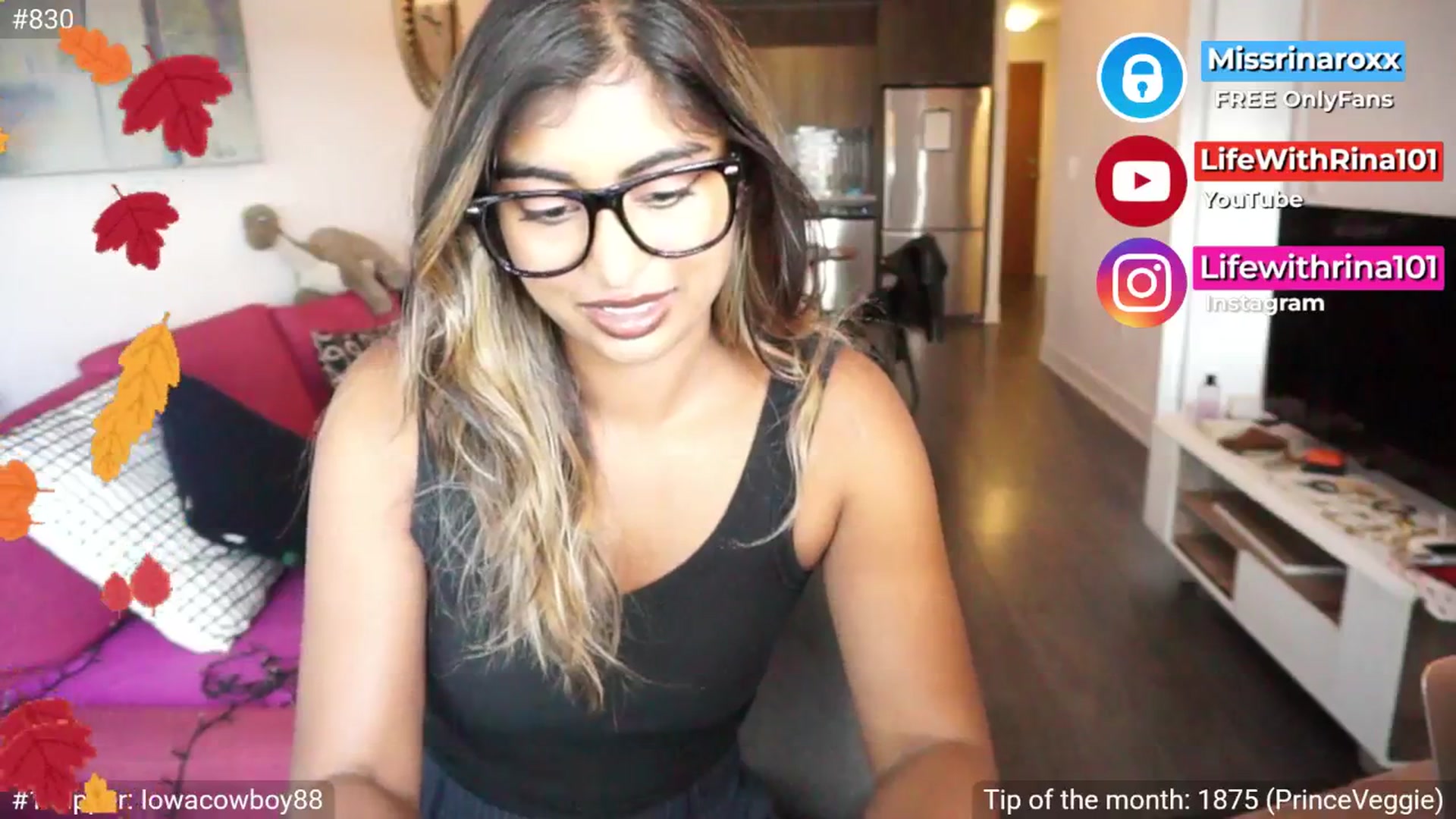 Gallery image thumbnail from Missrinaroxx's myfreecams stream on, 09/17/2025, 20:00 image 19 of 20