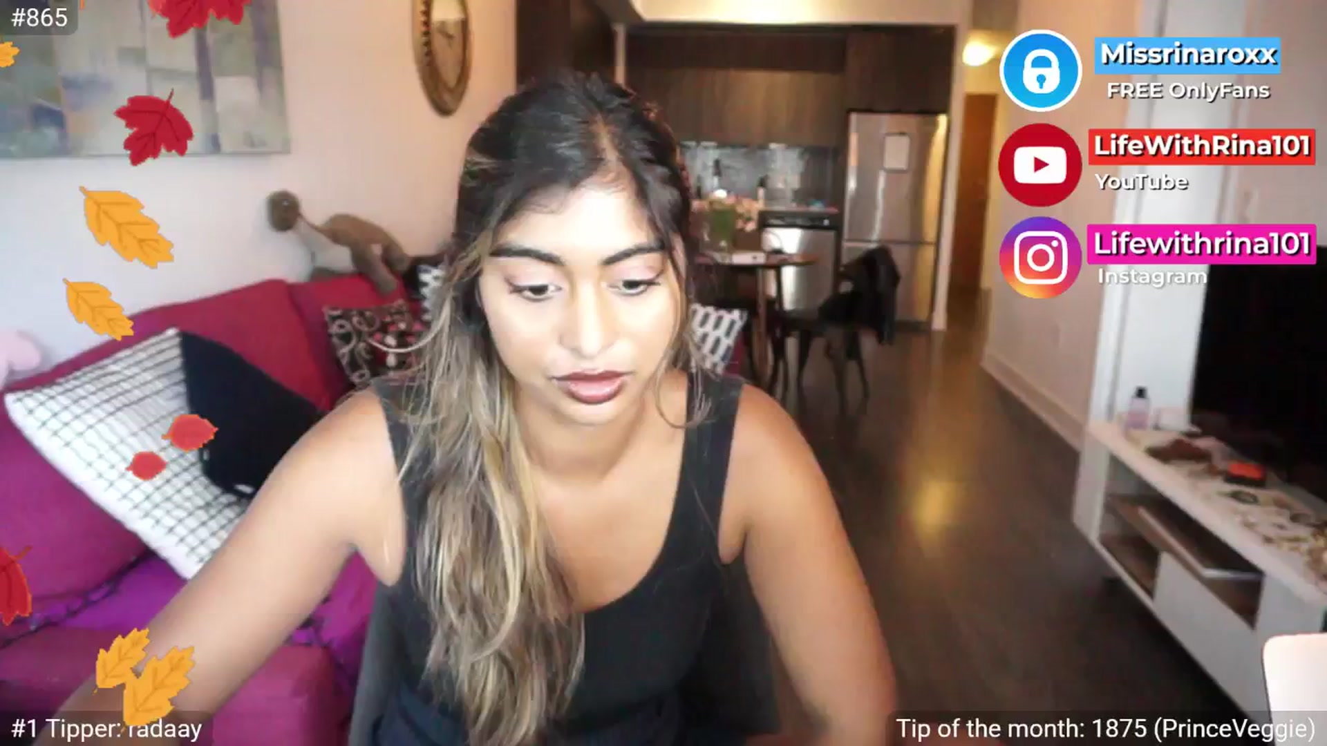 Gallery image thumbnail from Missrinaroxx's myfreecams stream on, 09/17/2025, 20:00 image 9 of 20