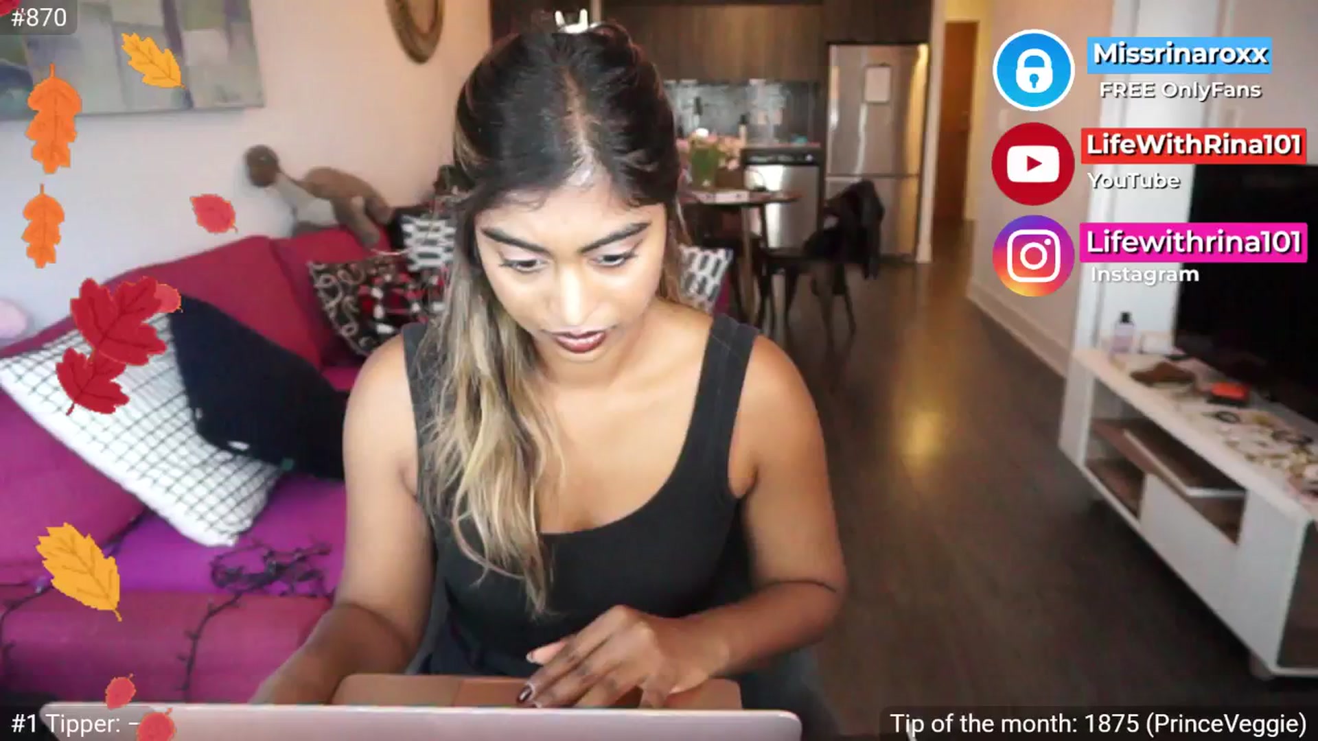 Gallery image thumbnail from Missrinaroxx's myfreecams stream on, 09/17/2025, 20:00 image 4 of 20