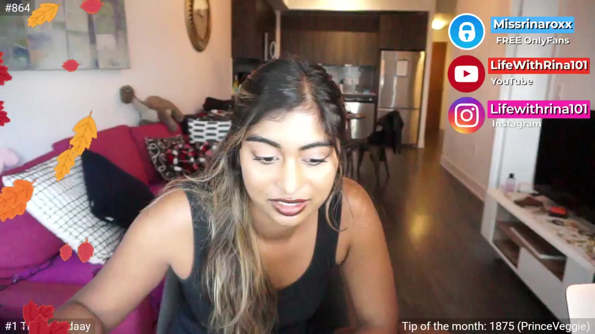 Gallery image thumbnail from Missrinaroxx's myfreecams stream on, 09/17/2025, 20:00 image 8 of 20