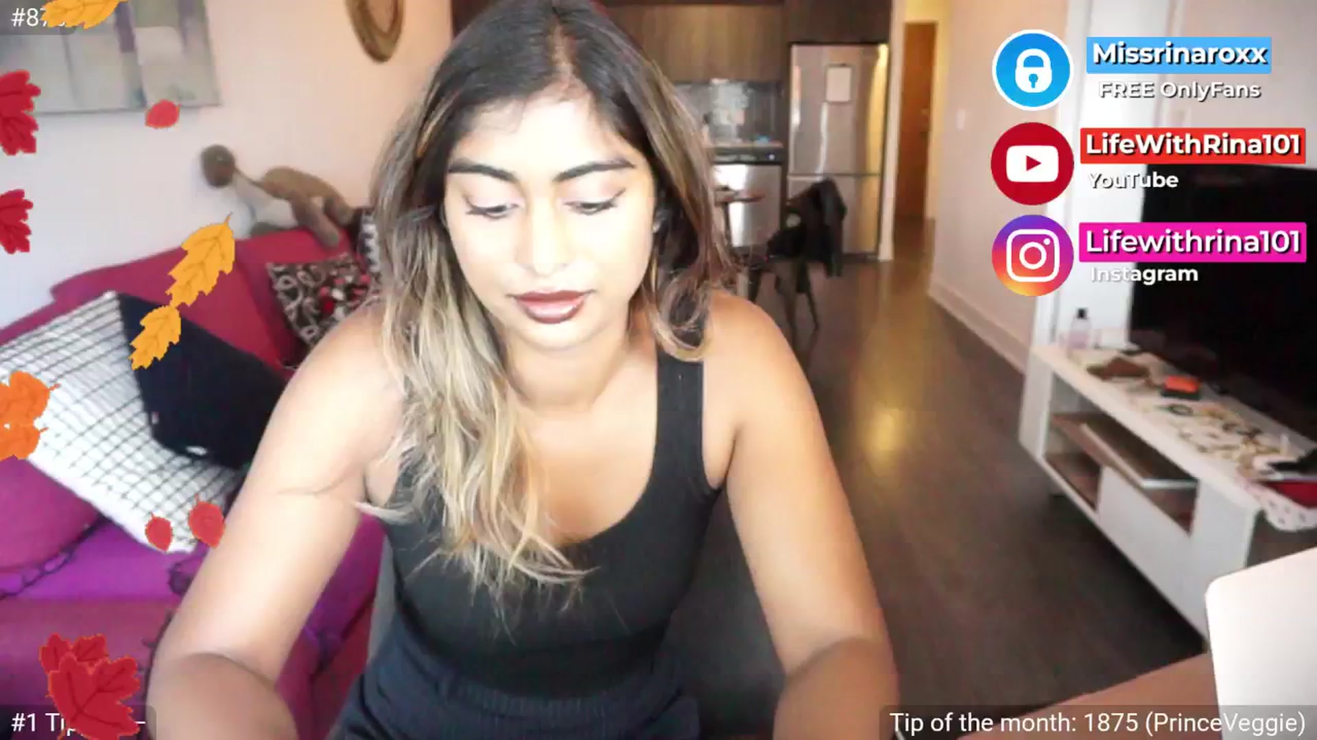 Gallery image thumbnail from Missrinaroxx's myfreecams stream on, 09/17/2025, 20:00 image 2 of 20