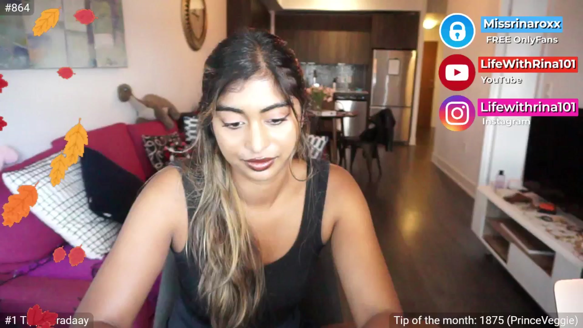 Gallery image thumbnail from Missrinaroxx's myfreecams stream on, 09/17/2025, 20:00 image 11 of 20