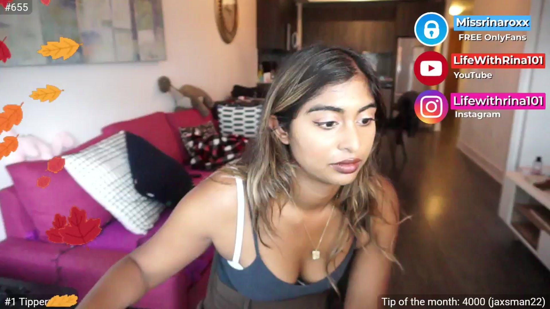 Gallery image thumbnail from Missrinaroxx's myfreecams stream on, 09/18/2025, 19:18 image 7 of 20