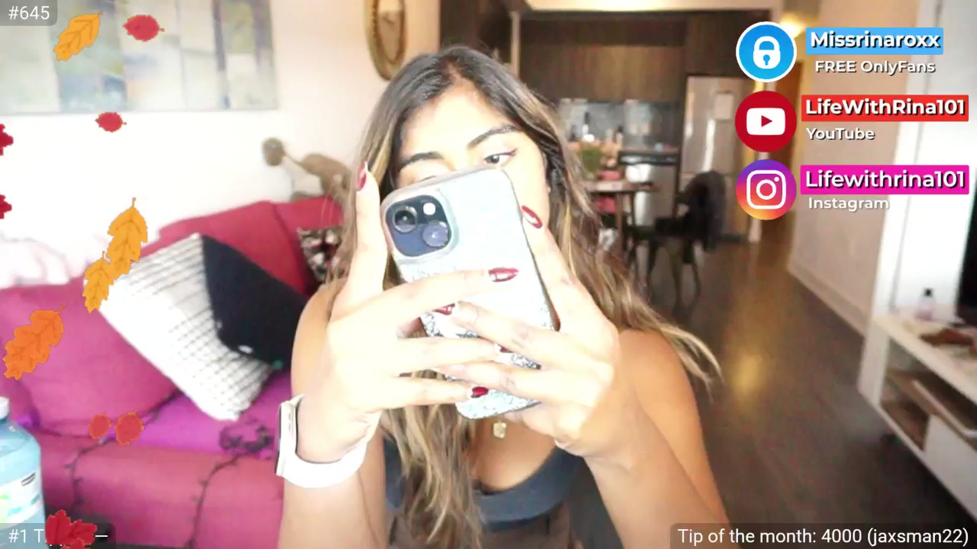 Gallery image thumbnail from Missrinaroxx's myfreecams stream on, 09/18/2025, 19:18 image 20 of 20