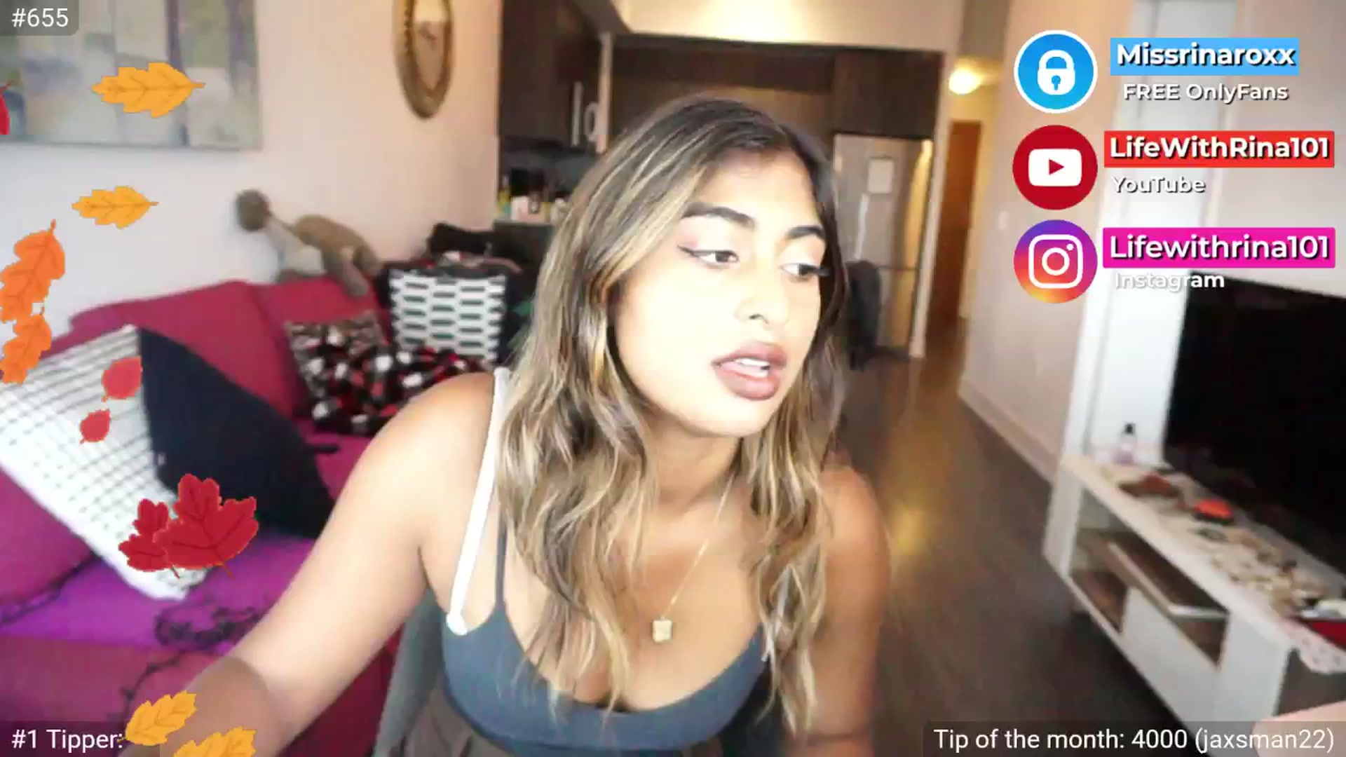 Gallery image thumbnail from Missrinaroxx's myfreecams stream on, 09/18/2025, 19:18 image 1 of 20