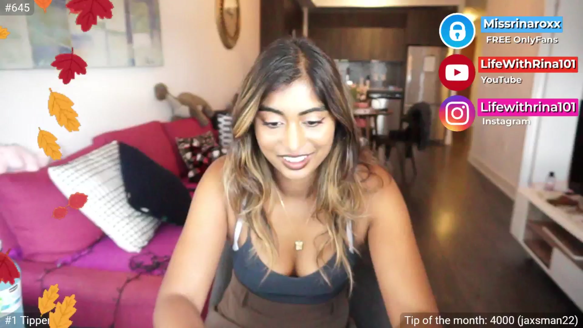 Gallery image thumbnail from Missrinaroxx's myfreecams stream on, 09/18/2025, 19:18 image 13 of 20