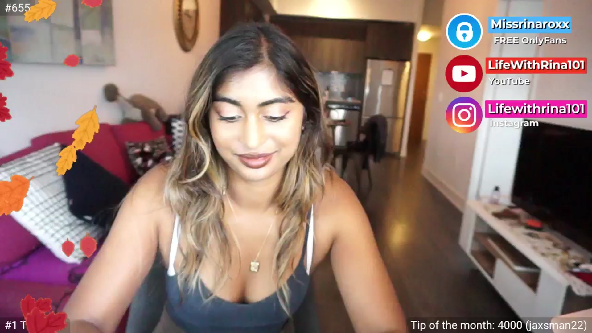 Gallery image thumbnail from Missrinaroxx's myfreecams stream on, 09/18/2025, 19:18 image 3 of 20
