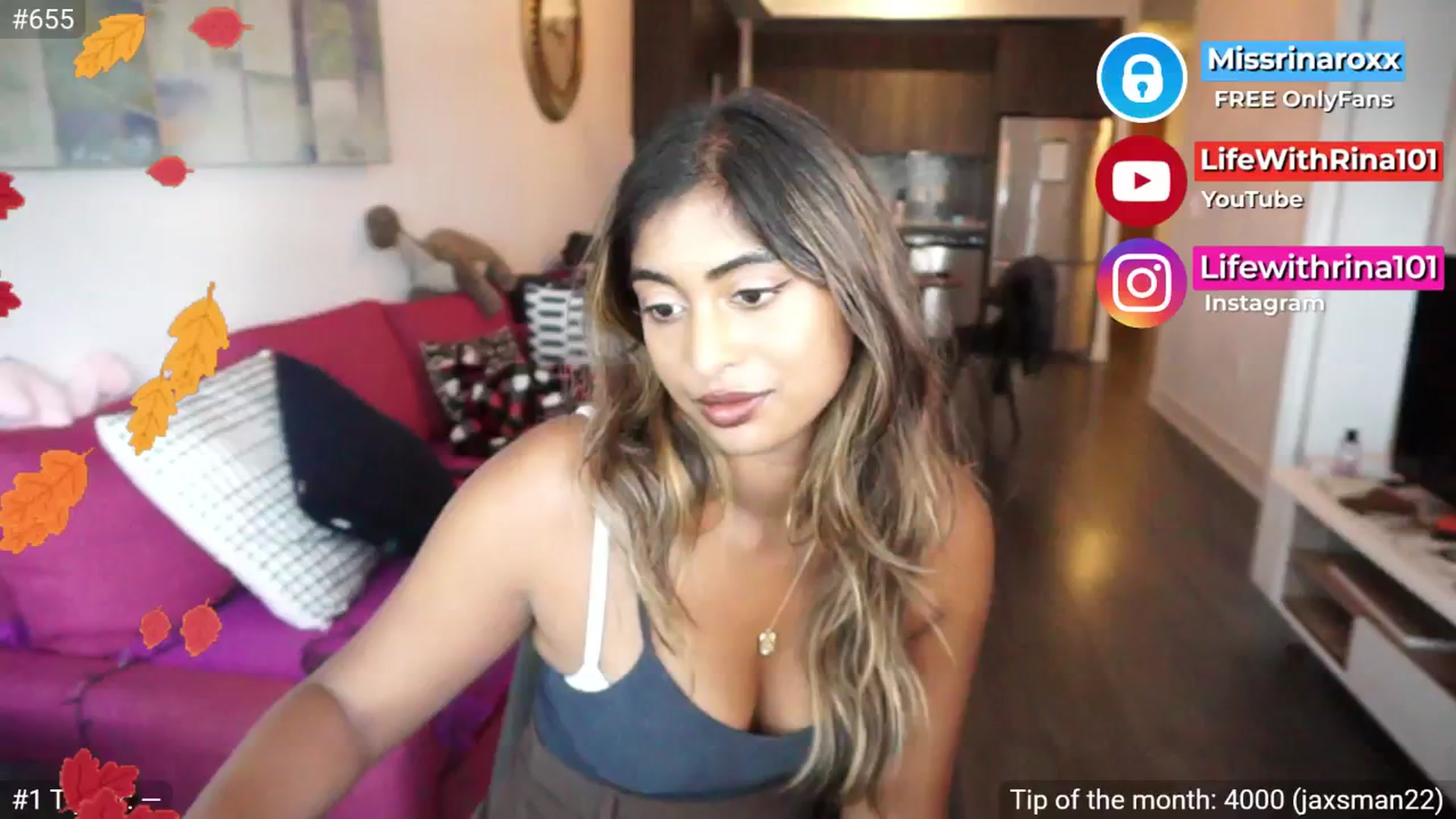 Gallery image thumbnail from Missrinaroxx's myfreecams stream on, 09/18/2025, 19:18 image 9 of 20