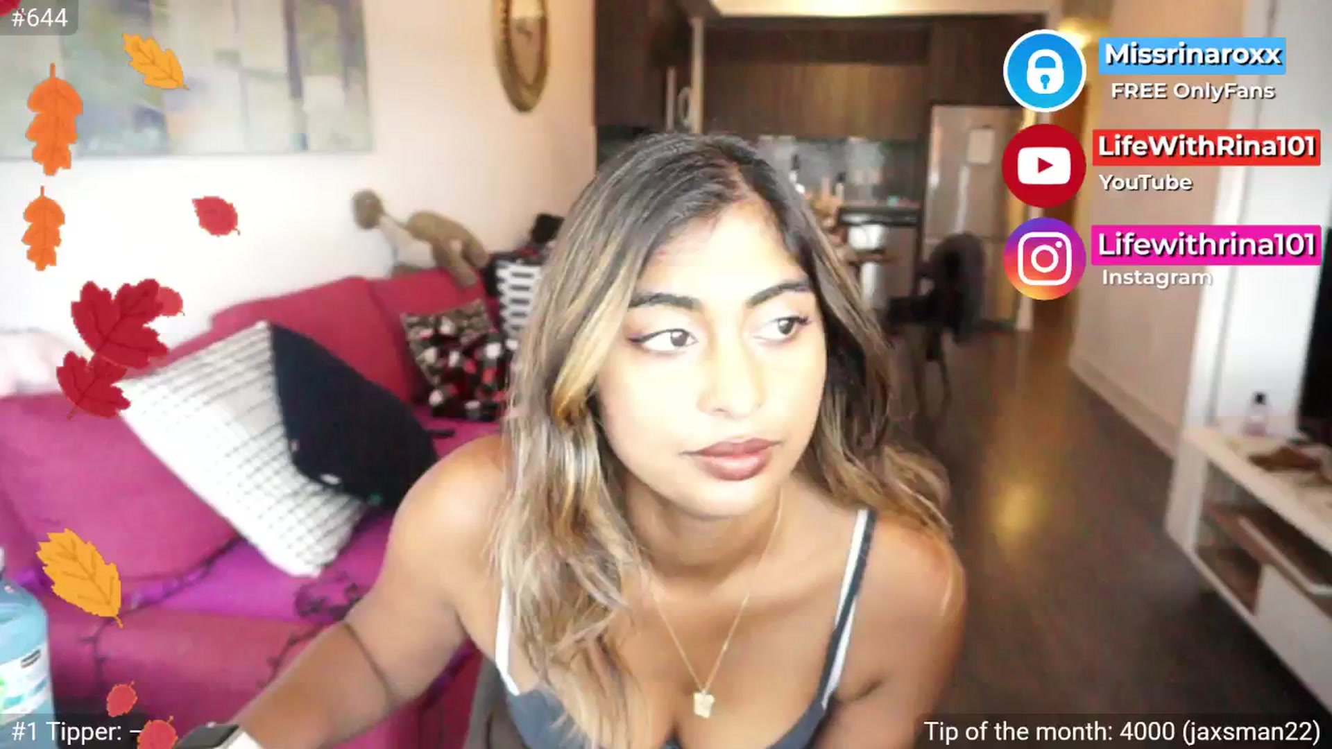 Gallery image thumbnail from Missrinaroxx's myfreecams stream on, 09/18/2025, 19:18 image 16 of 20