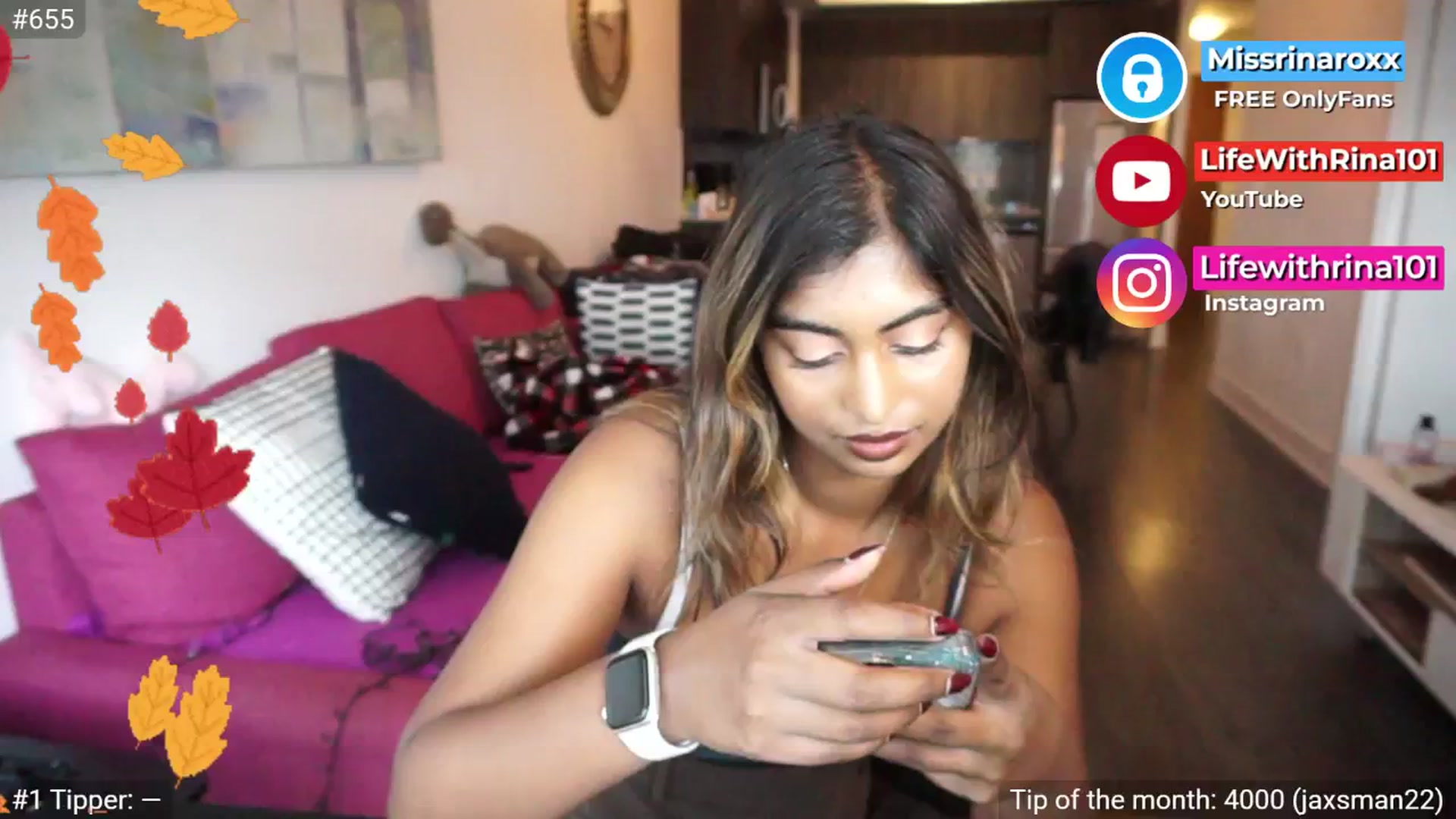 Gallery image thumbnail from Missrinaroxx's myfreecams stream on, 09/18/2025, 19:18 image 6 of 20