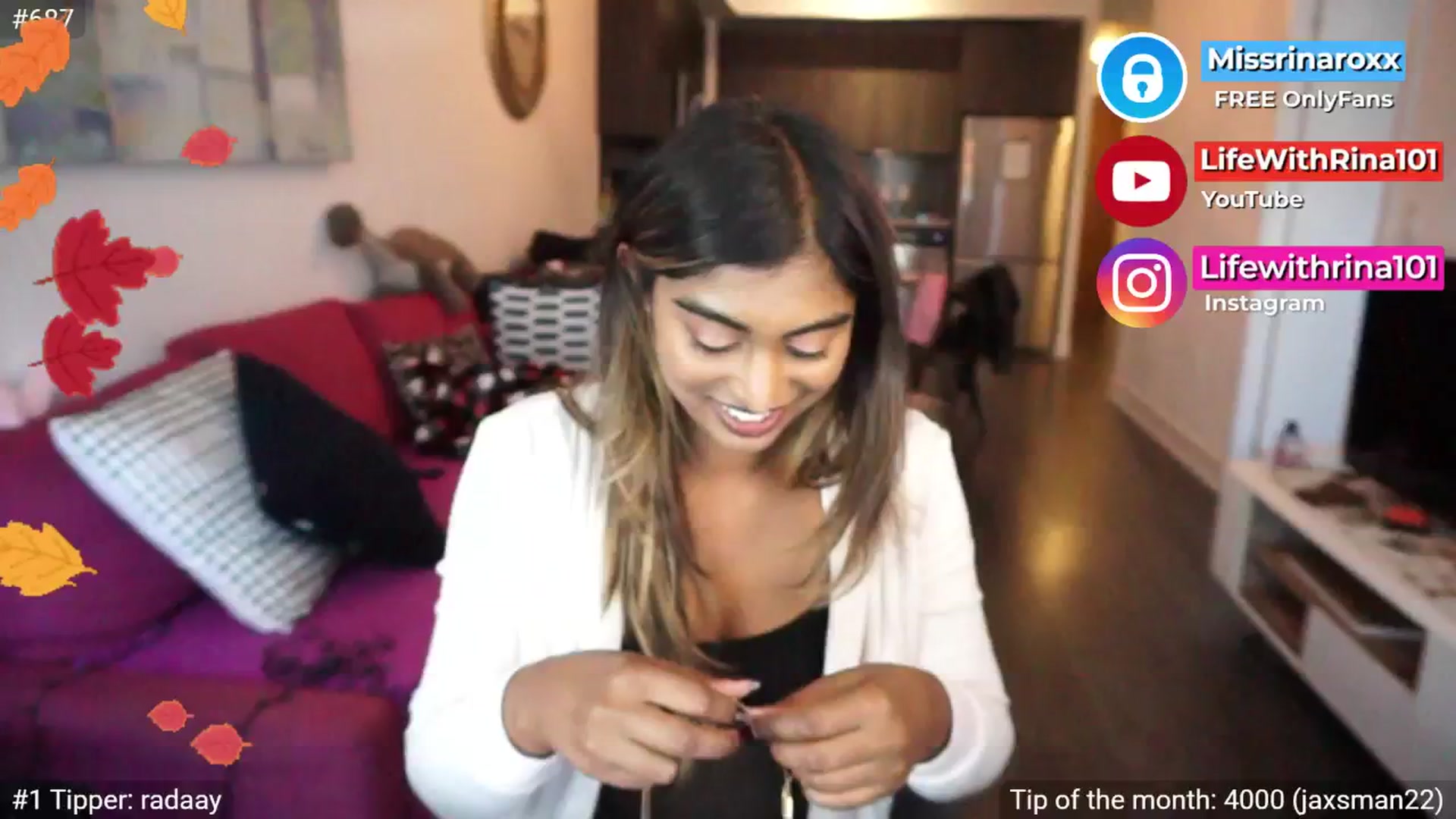 Gallery image thumbnail from Missrinaroxx's myfreecams stream on, 09/19/2025, 19:08 image 5 of 20