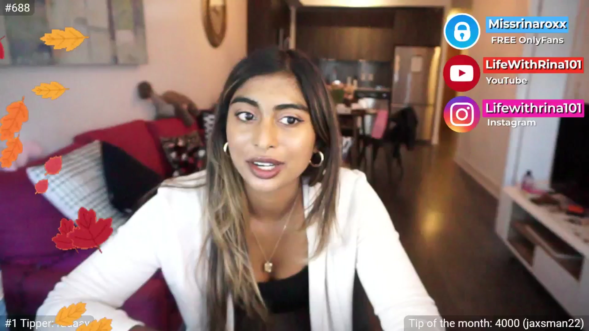 Gallery image thumbnail from Missrinaroxx's myfreecams stream on, 09/19/2025, 19:08 image 7 of 20