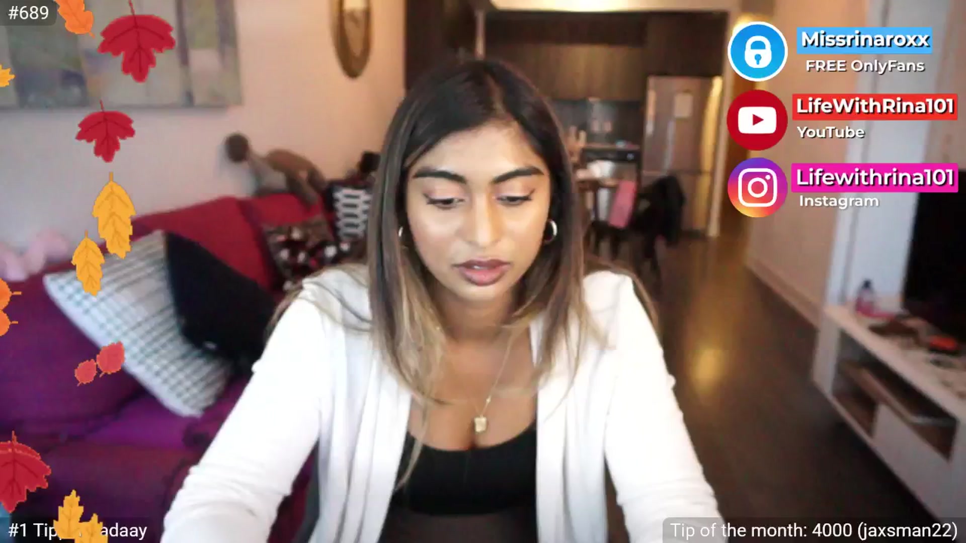 Gallery image thumbnail from Missrinaroxx's myfreecams stream on, 09/19/2025, 19:08 image 8 of 20