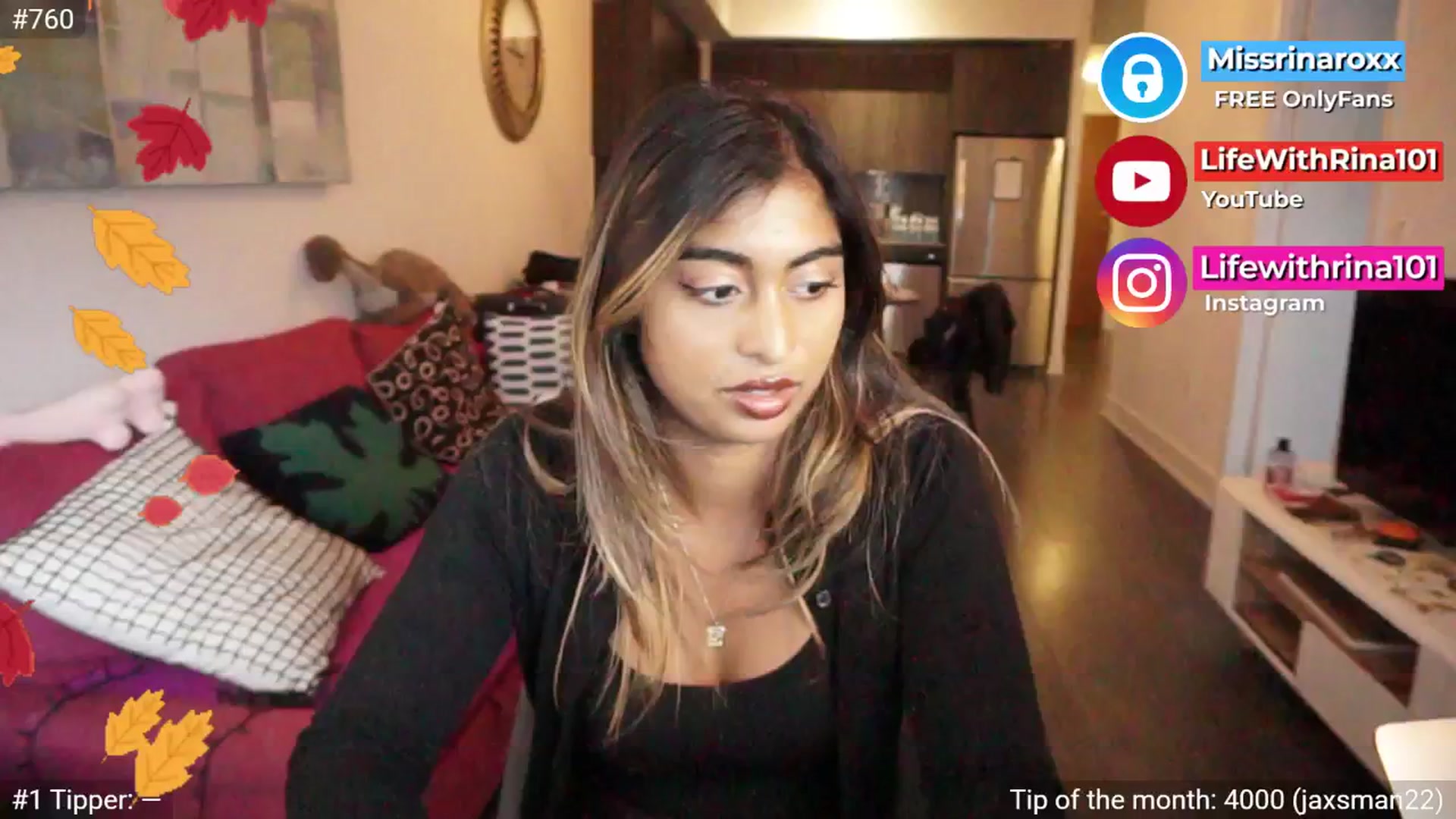 Gallery image thumbnail from Missrinaroxx's myfreecams stream on, 09/21/2025, 23:03 image 2 of 20