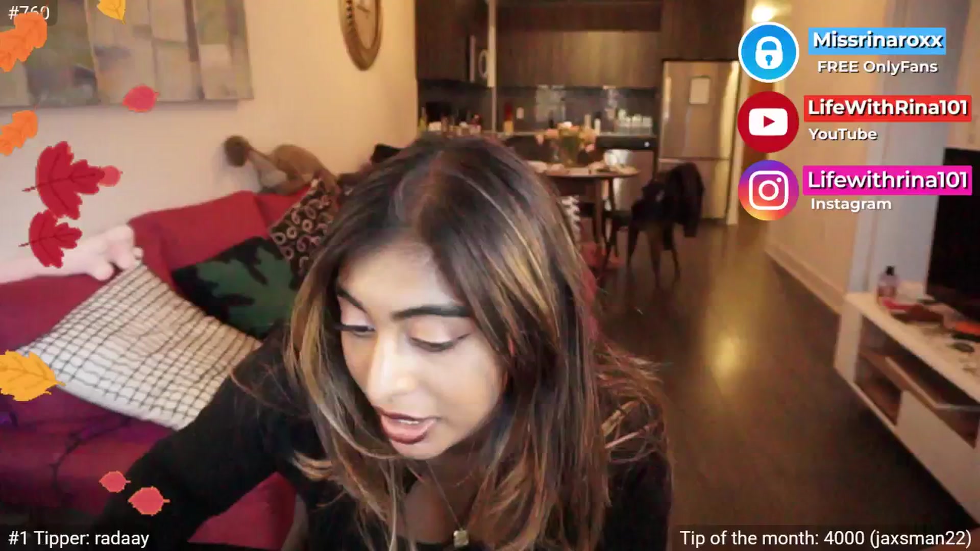 Gallery image thumbnail from Missrinaroxx's myfreecams stream on, 09/21/2025, 23:03 image 9 of 20