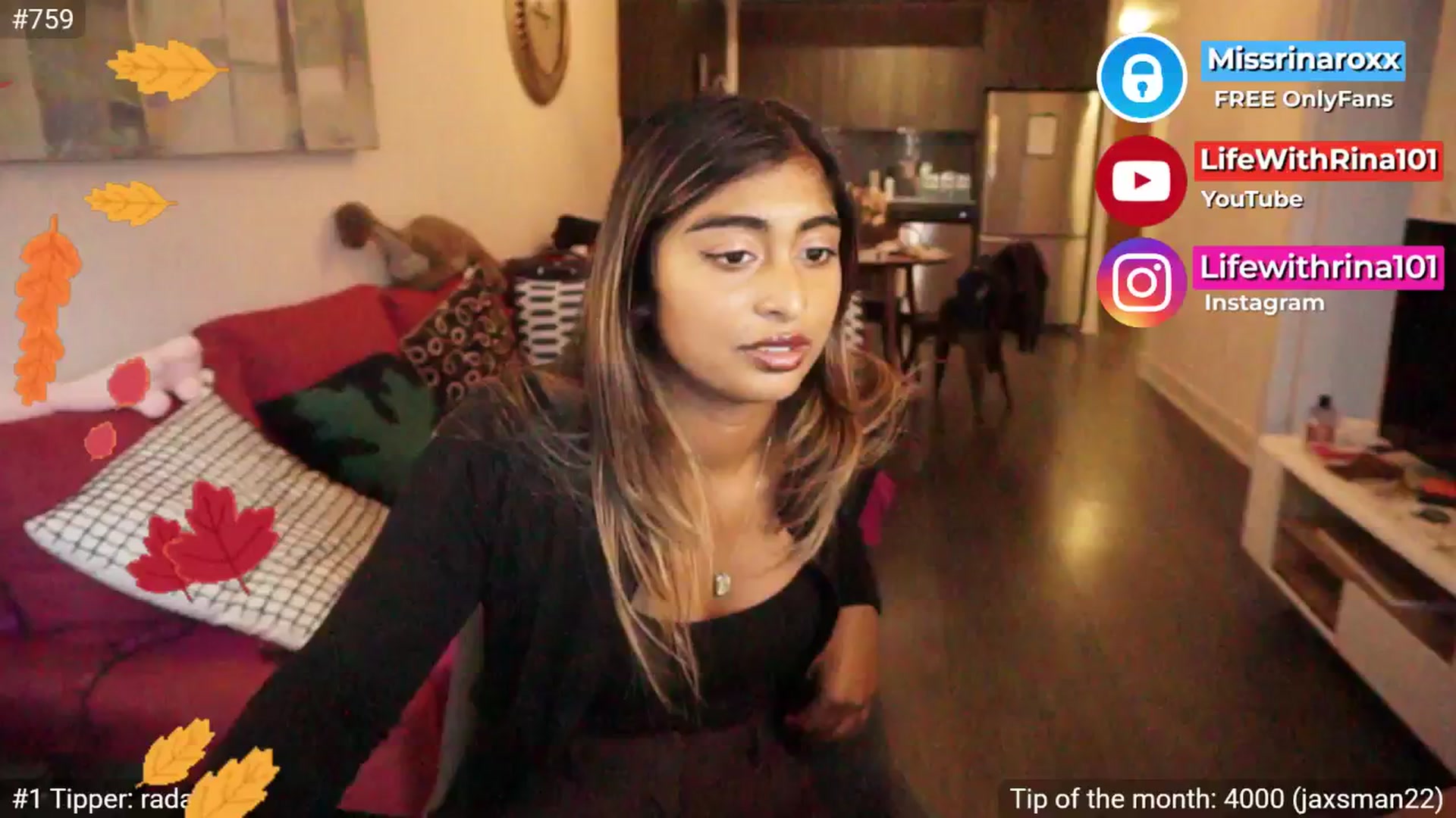 Gallery image thumbnail from Missrinaroxx's myfreecams stream on, 09/21/2025, 23:03 image 15 of 20