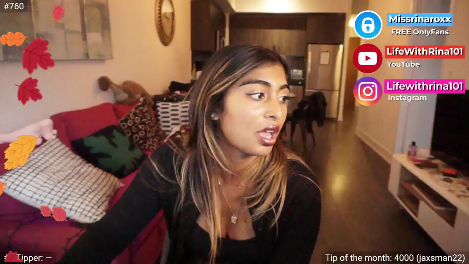 Gallery image thumbnail from Missrinaroxx's myfreecams stream on, 09/21/2025, 23:03 image 7 of 20