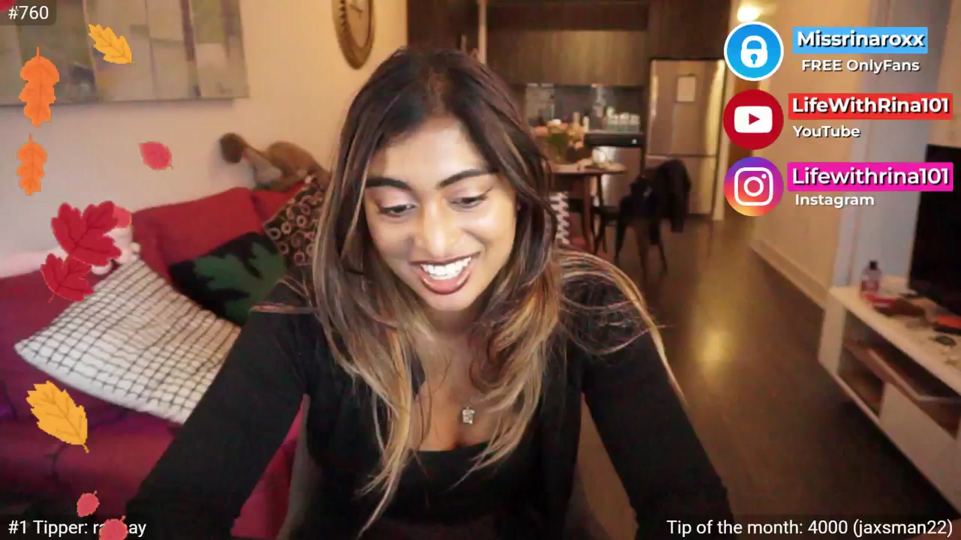 Gallery image thumbnail from Missrinaroxx's myfreecams stream on, 09/21/2025, 23:03 image 11 of 20