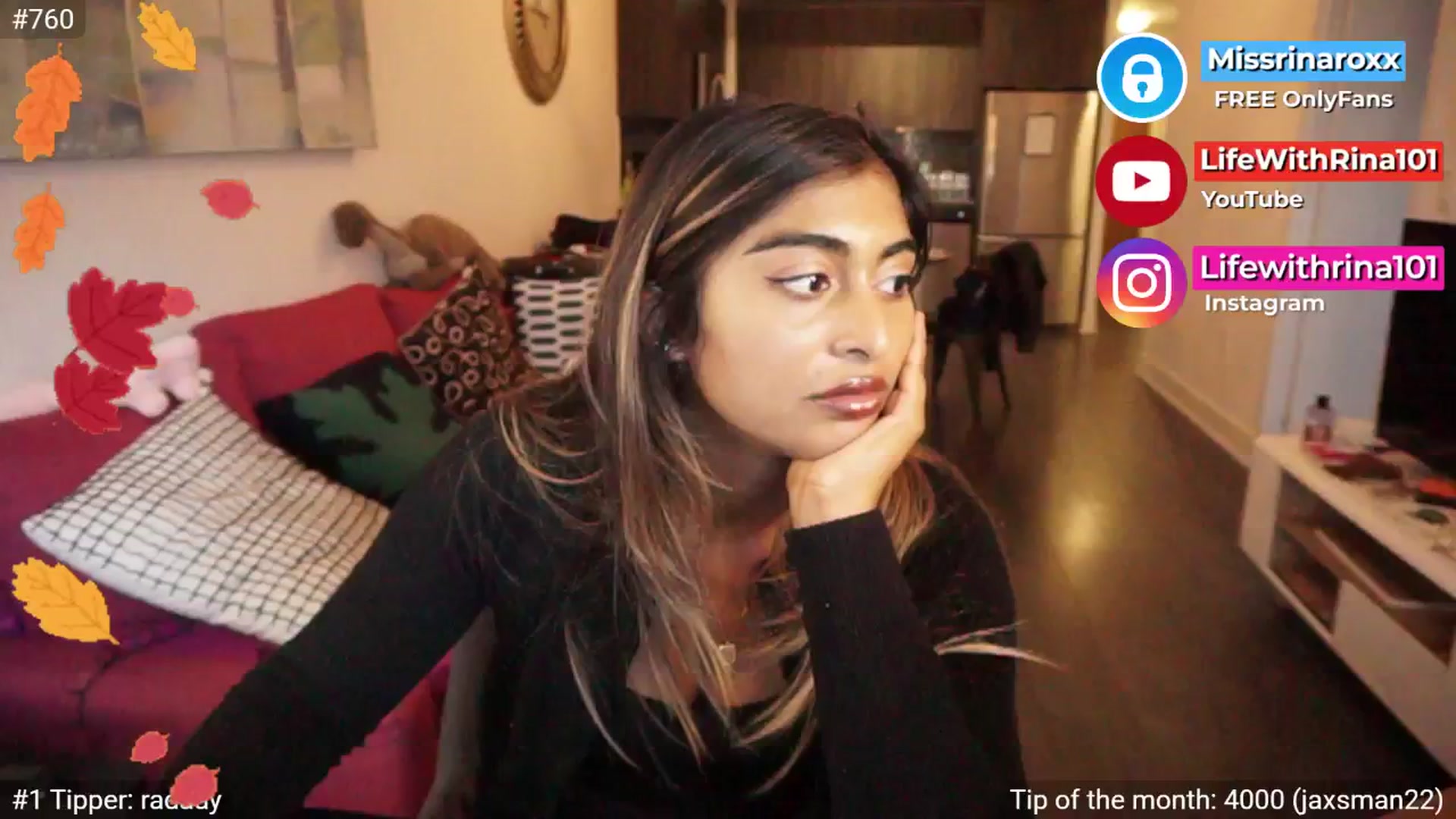 Gallery image thumbnail from Missrinaroxx's myfreecams stream on, 09/21/2025, 23:03 image 10 of 20