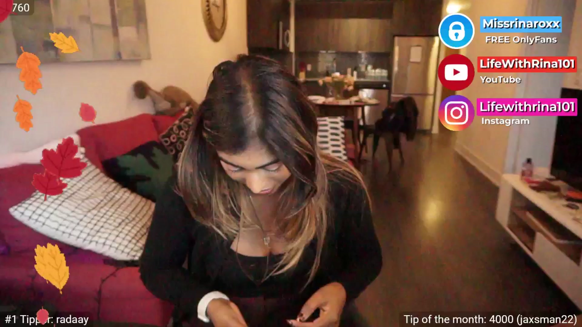 Gallery image thumbnail from Missrinaroxx's myfreecams stream on, 09/21/2025, 23:03 image 12 of 20