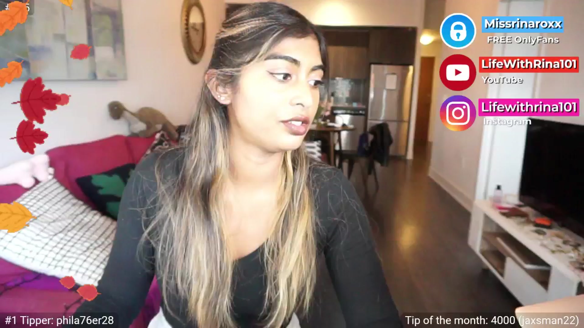 Gallery image thumbnail from Missrinaroxx's myfreecams stream on, 09/22/2025, 18:53 image 9 of 20