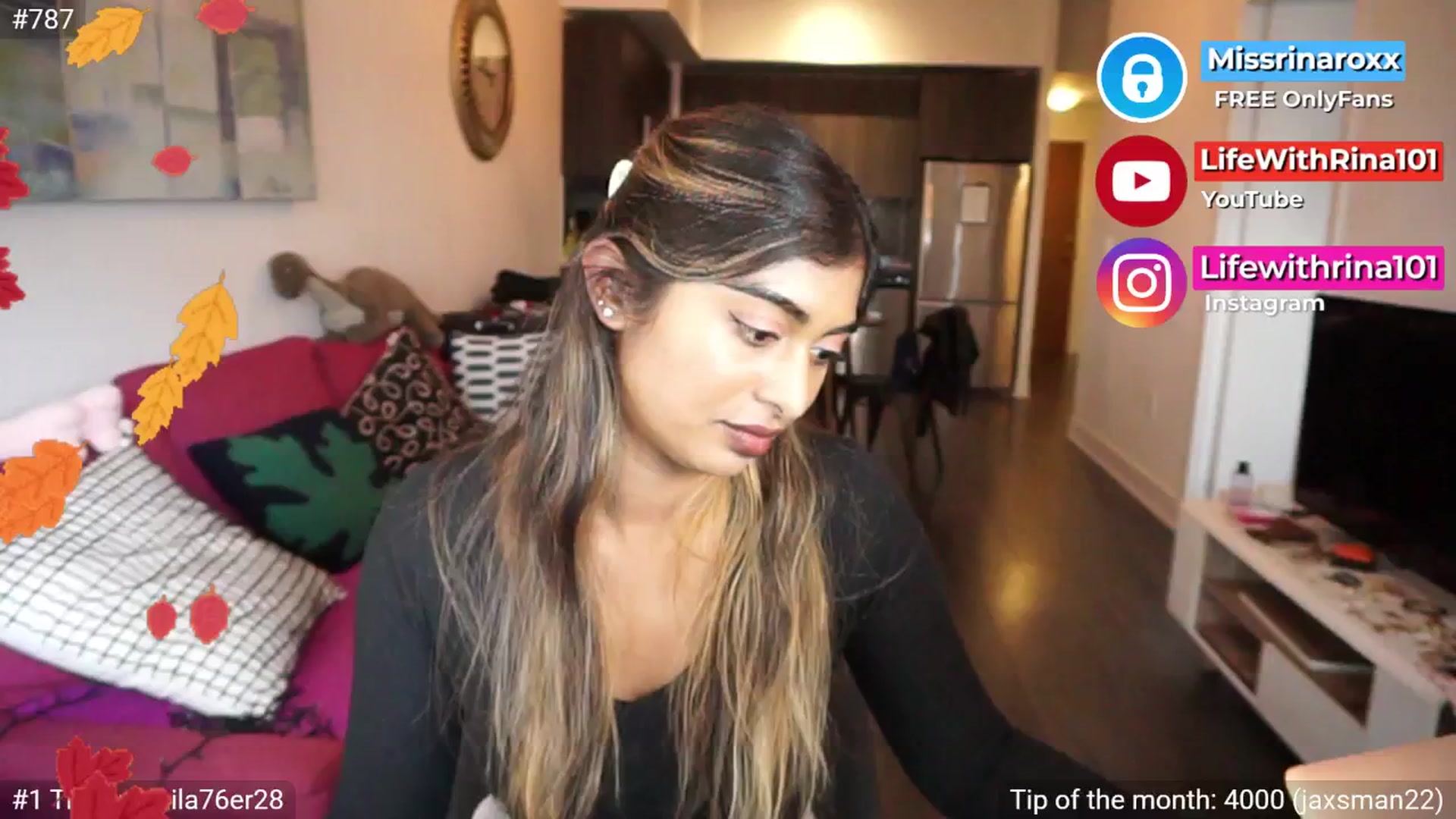 Gallery image thumbnail from Missrinaroxx's myfreecams stream on, 09/22/2025, 18:53 image 16 of 20